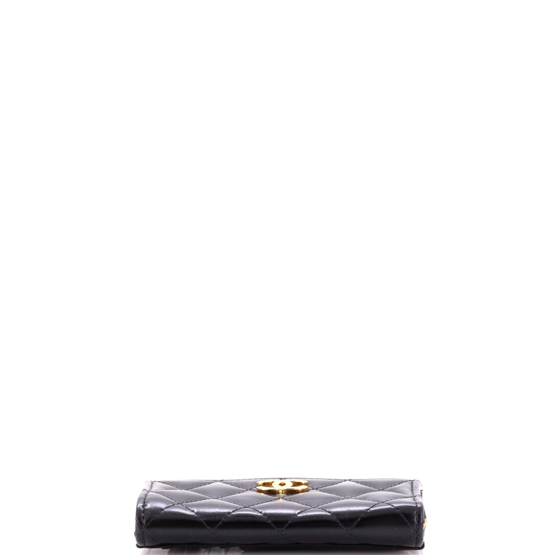 Chanel Textured CC Zip Around Card Holder Size ONE SIZE - 4 Thumbnail