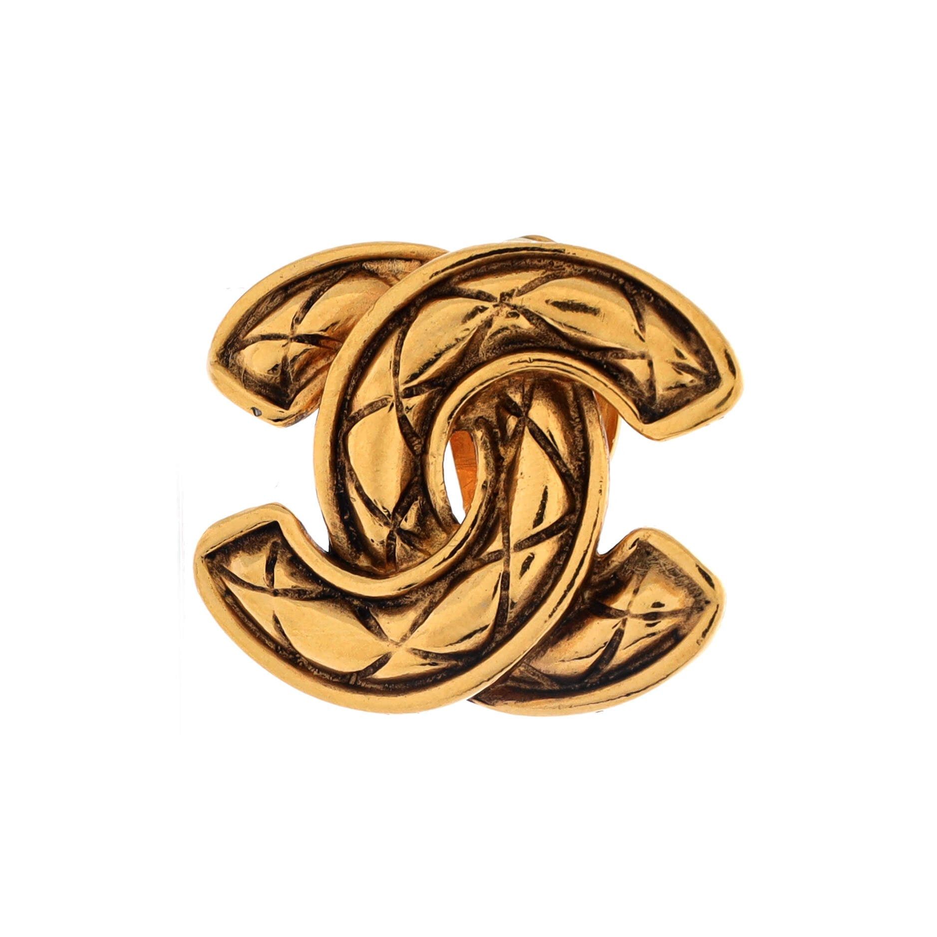 Chanel Vintage CC Clip-On Earrings Size ONE SIZE - 2 Thumbnail