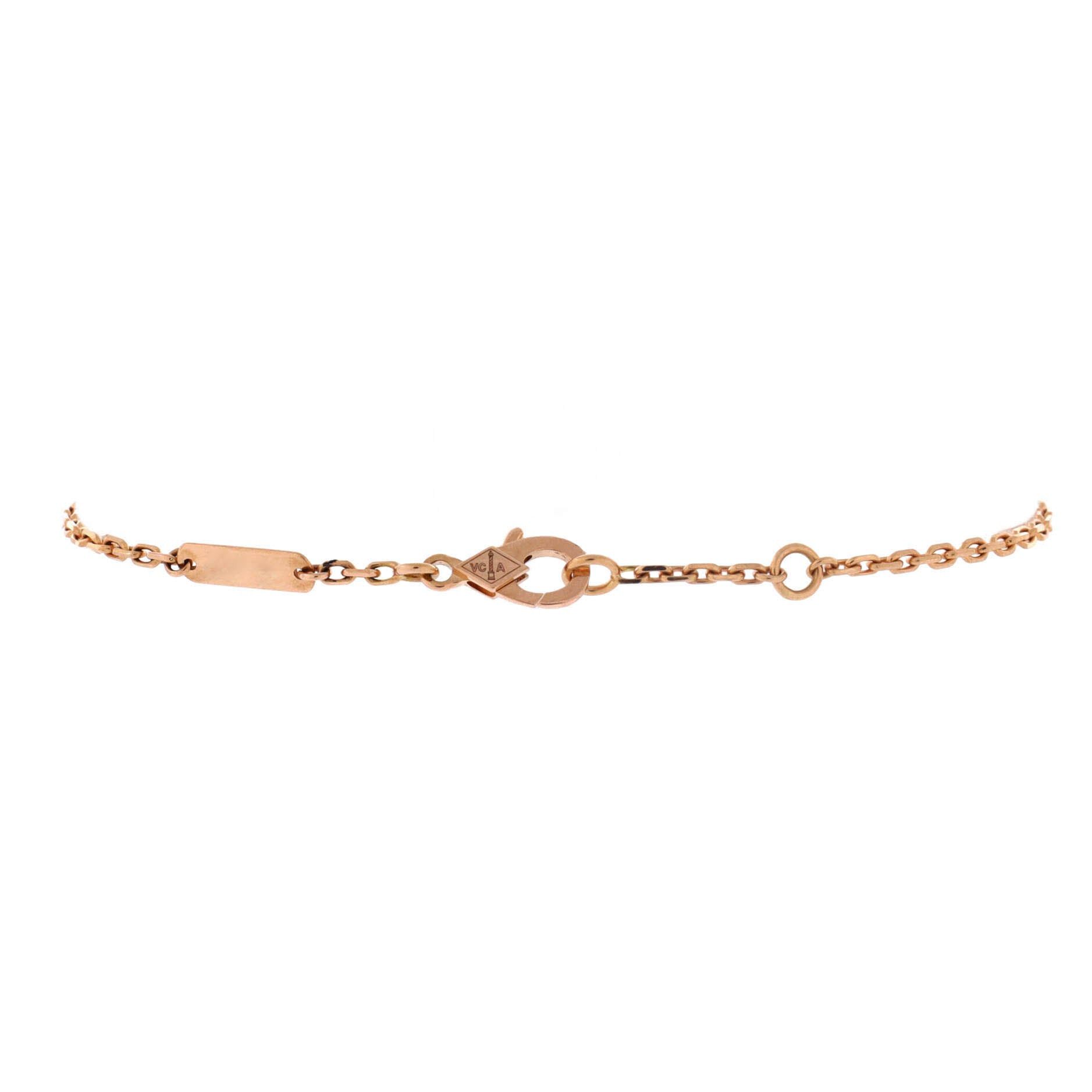 Van Cleef & Arpels Lucky Spring Plum Blossom Bracelet Size ONE SIZE - 3 Thumbnail