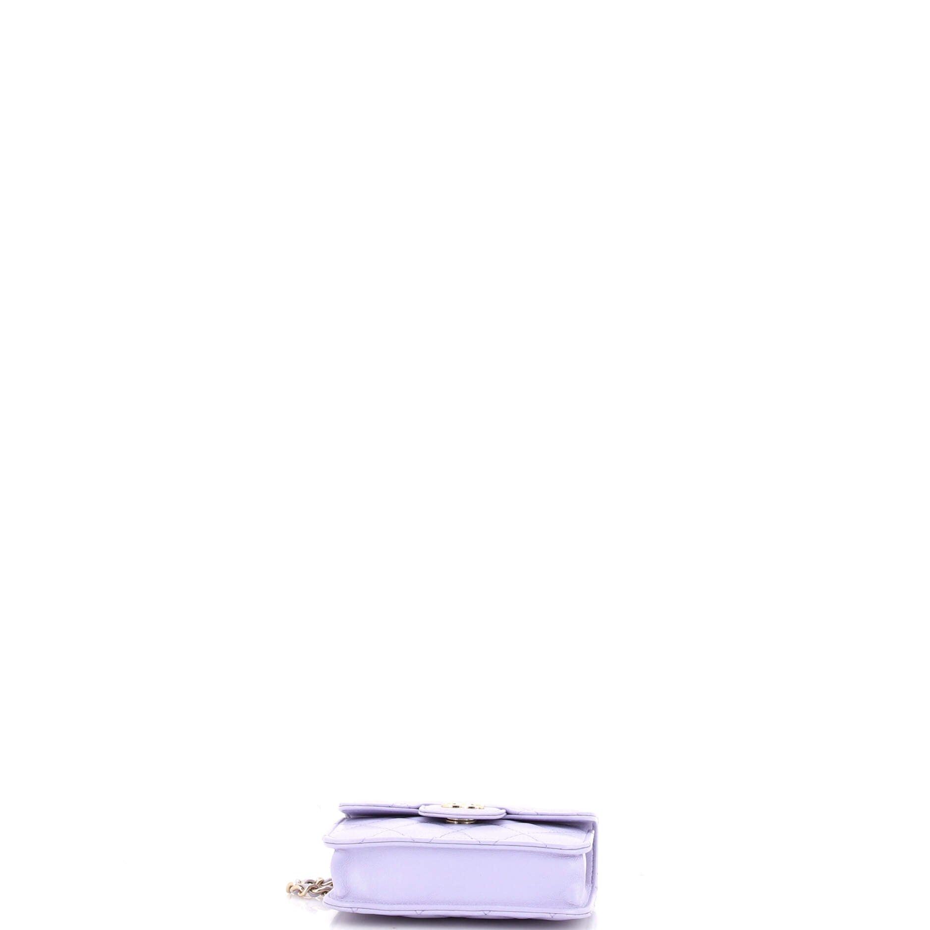 Chanel Top Handle Flap Coin Purse with Chain Size ONE SIZE - 4 Thumbnail