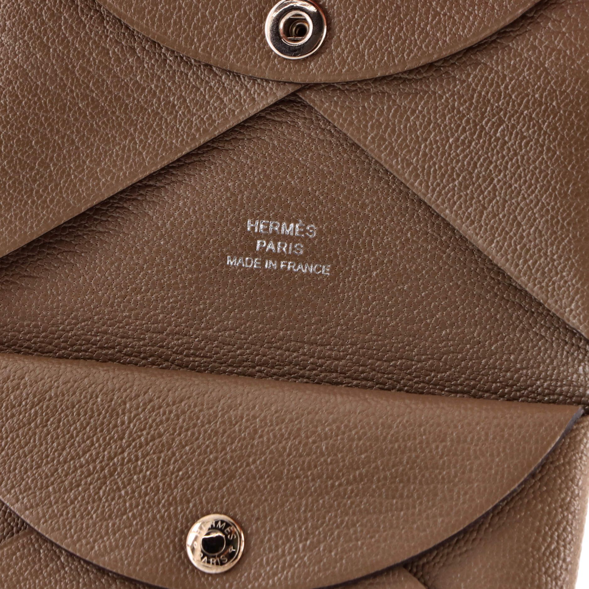 Hermes Calvi Duo Card Holder Size ONE SIZE - 7 Thumbnail