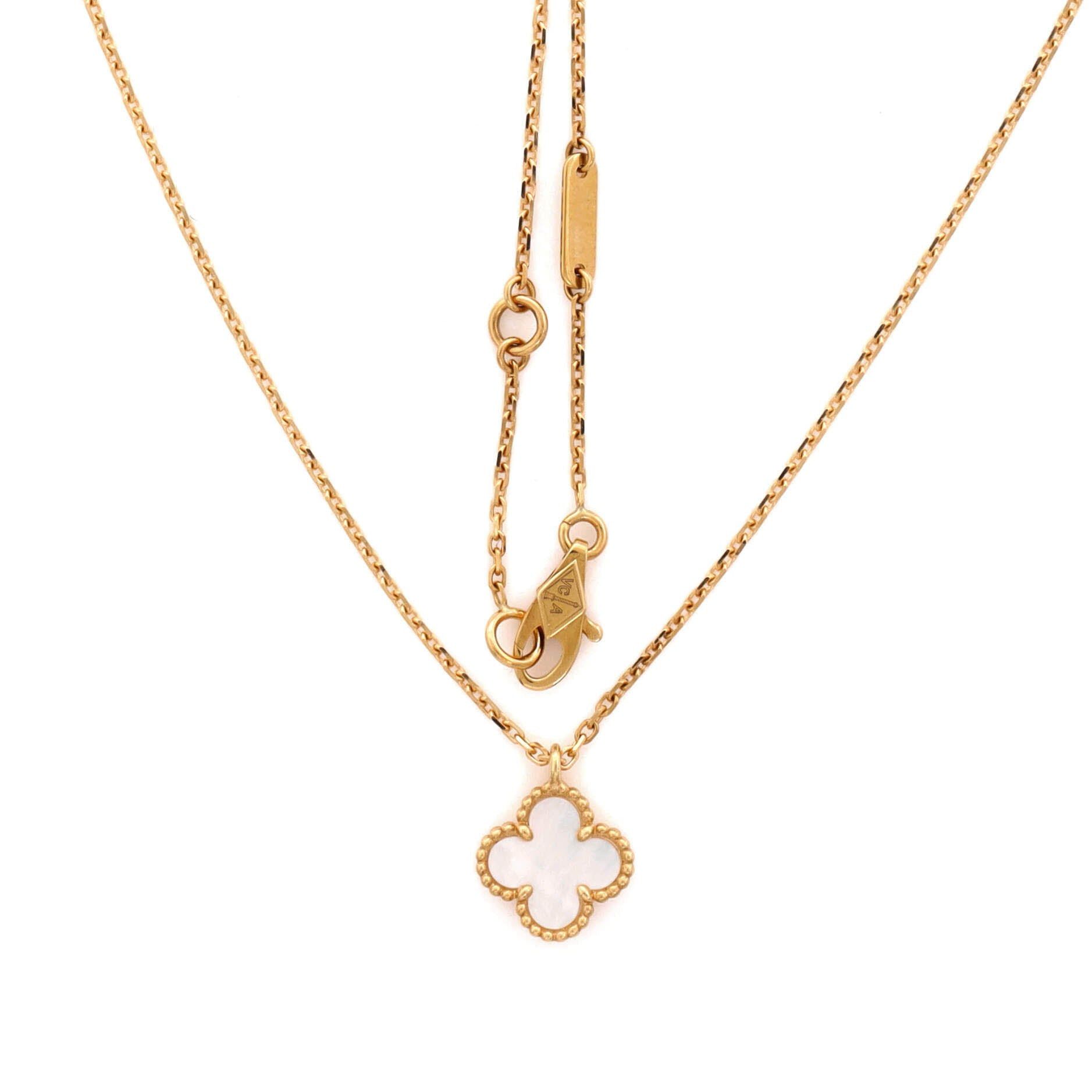 Van Cleef & Arpels Sweet Alhambra Pendant Necklace Size ONE SIZE - 2 Thumbnail