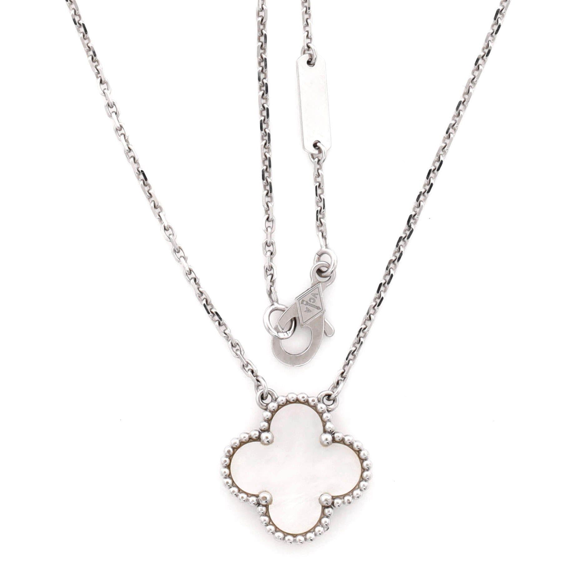 Van Cleef & Arpels Vintage Alhambra Pendant Necklace Size ONE SIZE - 3 Thumbnail