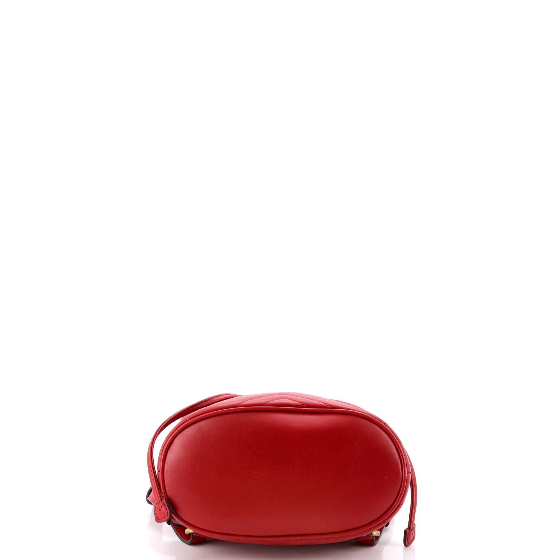 Gucci GG Marmont Drawstring Backpack Size ONE SIZE - 4 Thumbnail