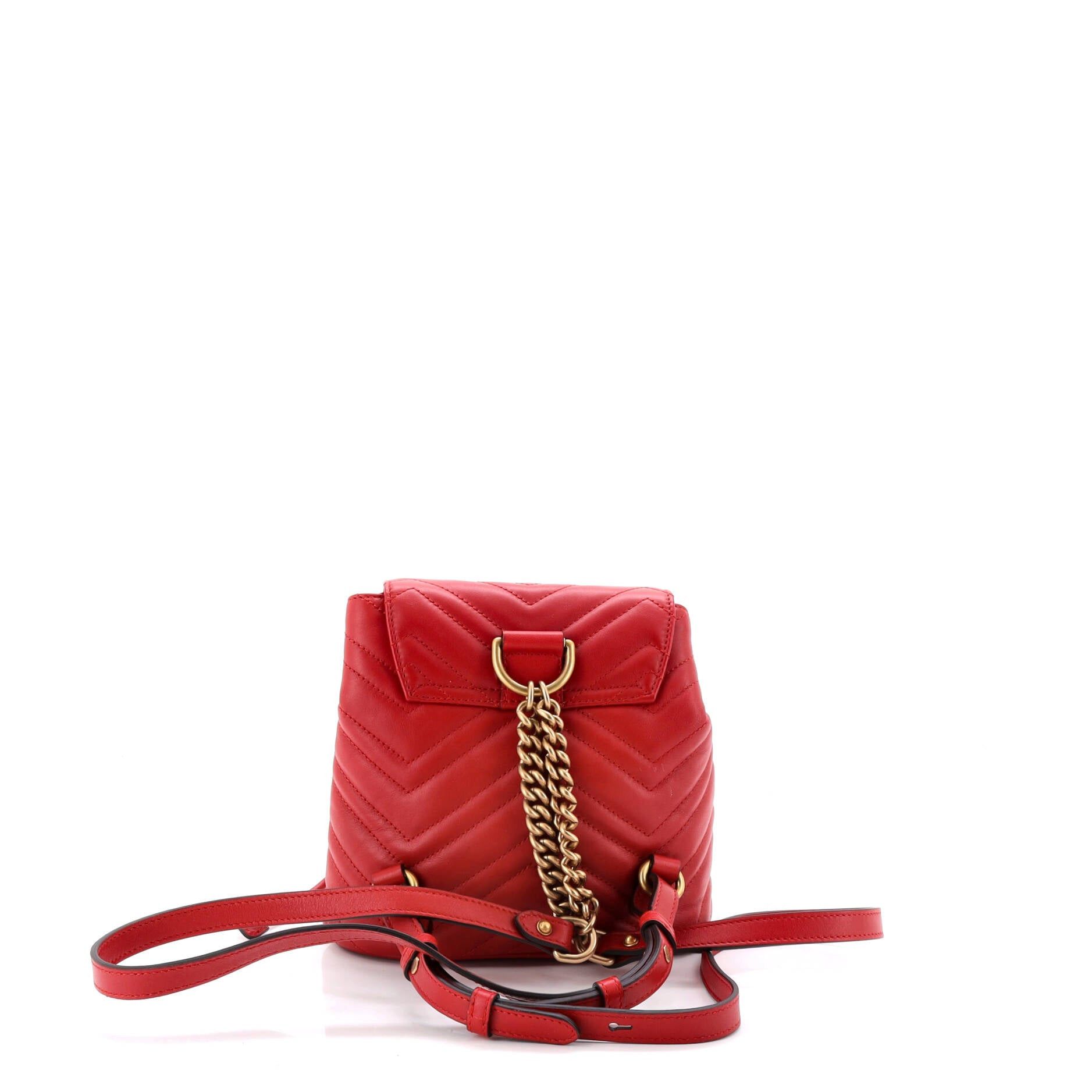 Gucci GG Marmont Drawstring Backpack Size ONE SIZE - 3 Thumbnail