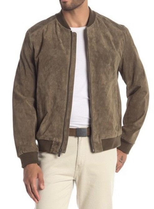 Cole haan suede varsity jacket hotsell