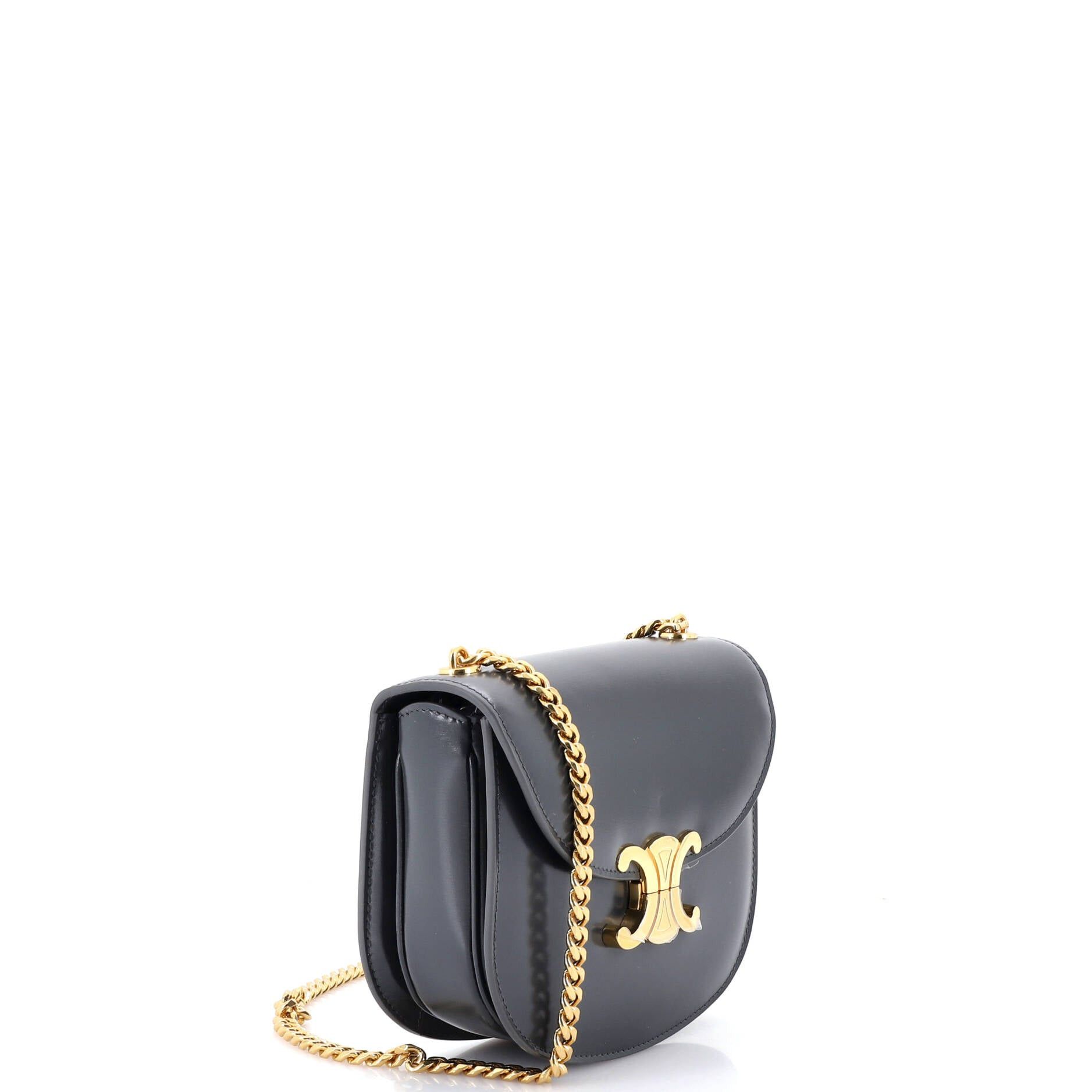 Celine Triomphe Besace Clea Chain Flap Bag Size ONE SIZE - 2 Thumbnail