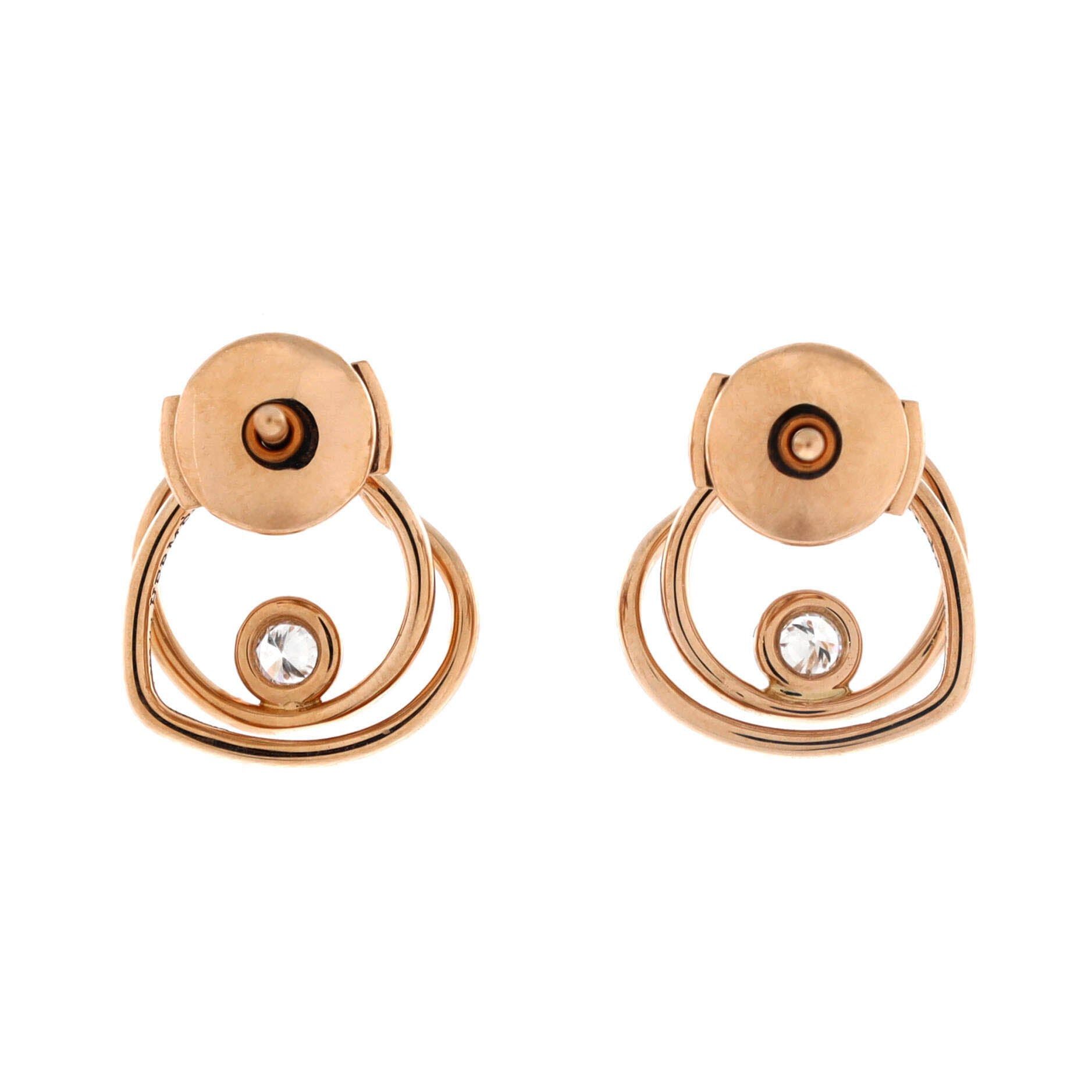 Hermes Vertige Coeur Stud Earrings Size ONE SIZE - 2 Thumbnail