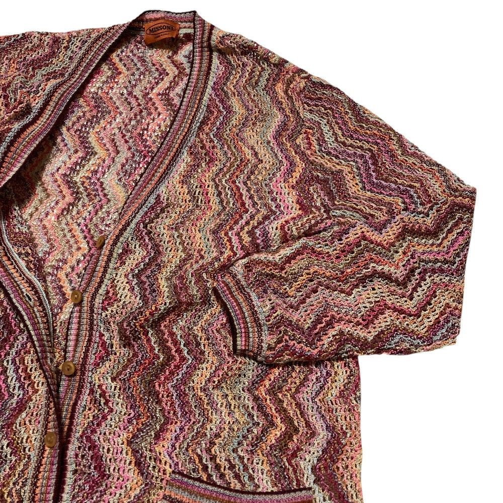 Missoni Missoni Missoni Chevron Knit Cardigan Textile Tops DUTY FREE for USA Size ONE SIZE - 3 Thumbnail