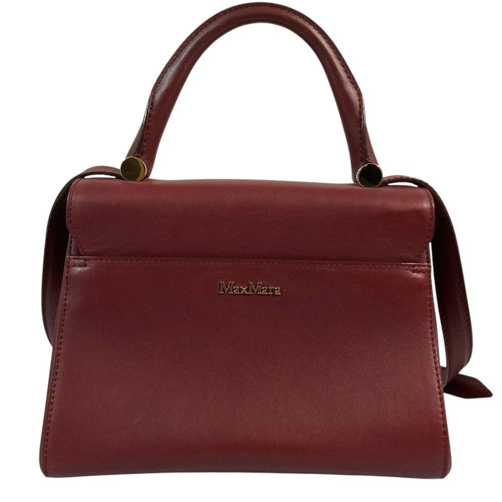Max Mara Max Mara Max Mara Leather 2way Bag Leather Handbag DUTY FREE for USA Size ONE SIZE - 2 Thumbnail