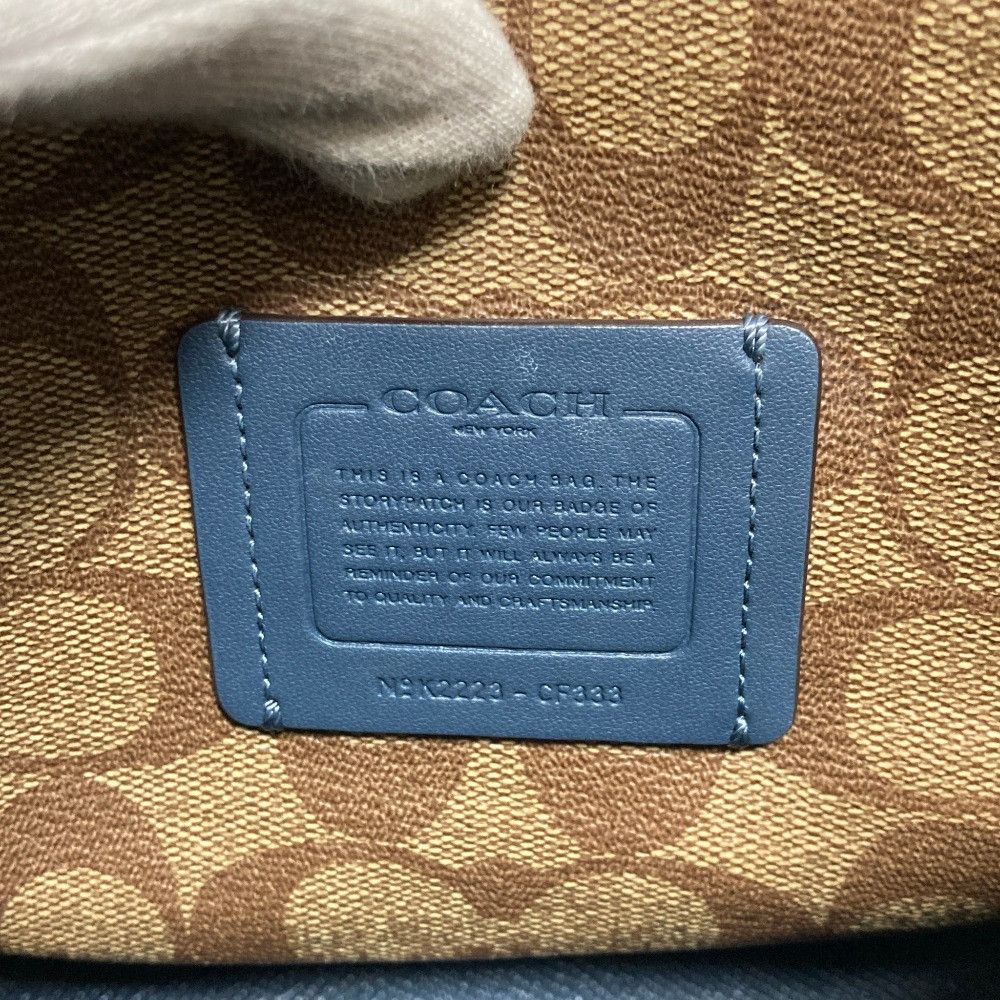 Coach Coach Coach Leather 2way Shoulder Bag Leather Shoulder Bag CF333 DUTY FREE for USA Size ONE SIZE - 11 Thumbnail