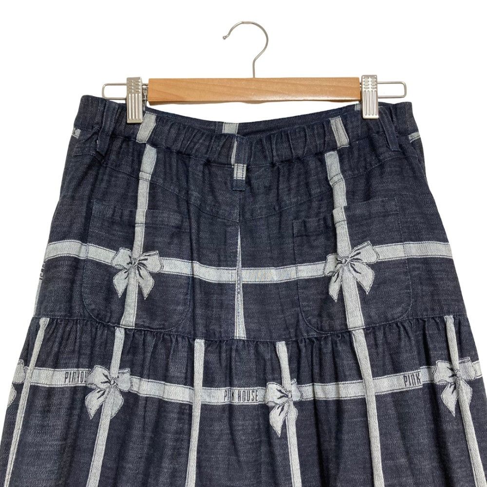 Other Other PINK HOUSE Jacquard Denim Skirt Textile Skirts A2143FS369 DUTY FREE for USA Size ONE SIZE - 5 Thumbnail