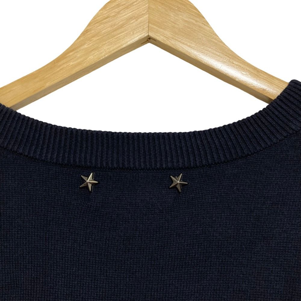 Other Other Bibiy. B. CLUB KNIT Wool Knit Sweater Textile Tops B51KN077NVM DUTY FREE for USA Size ONE SIZE - 5 Thumbnail