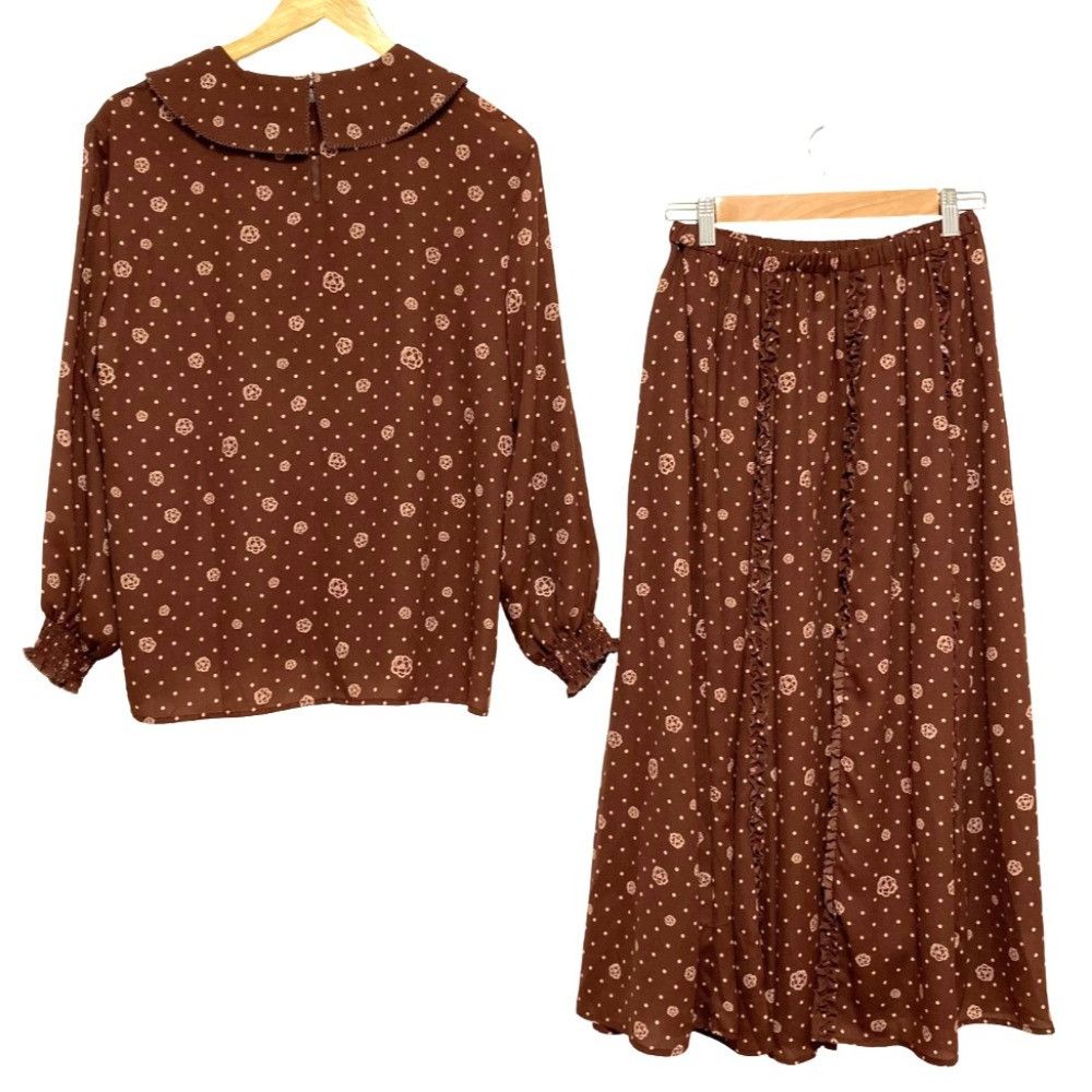 Other Other INGEBORG Camellia Dot Set Up Textile Suits A2253FB251/A2253FS254 DUTY FREE for USA Size ONE SIZE - 2 Thumbnail