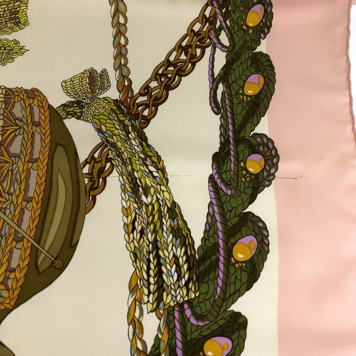 Hermes Hermes Hermes Carre90 Silk Scarf Textile Scarf DUTY FREE for USA Size ONE SIZE - 4 Thumbnail