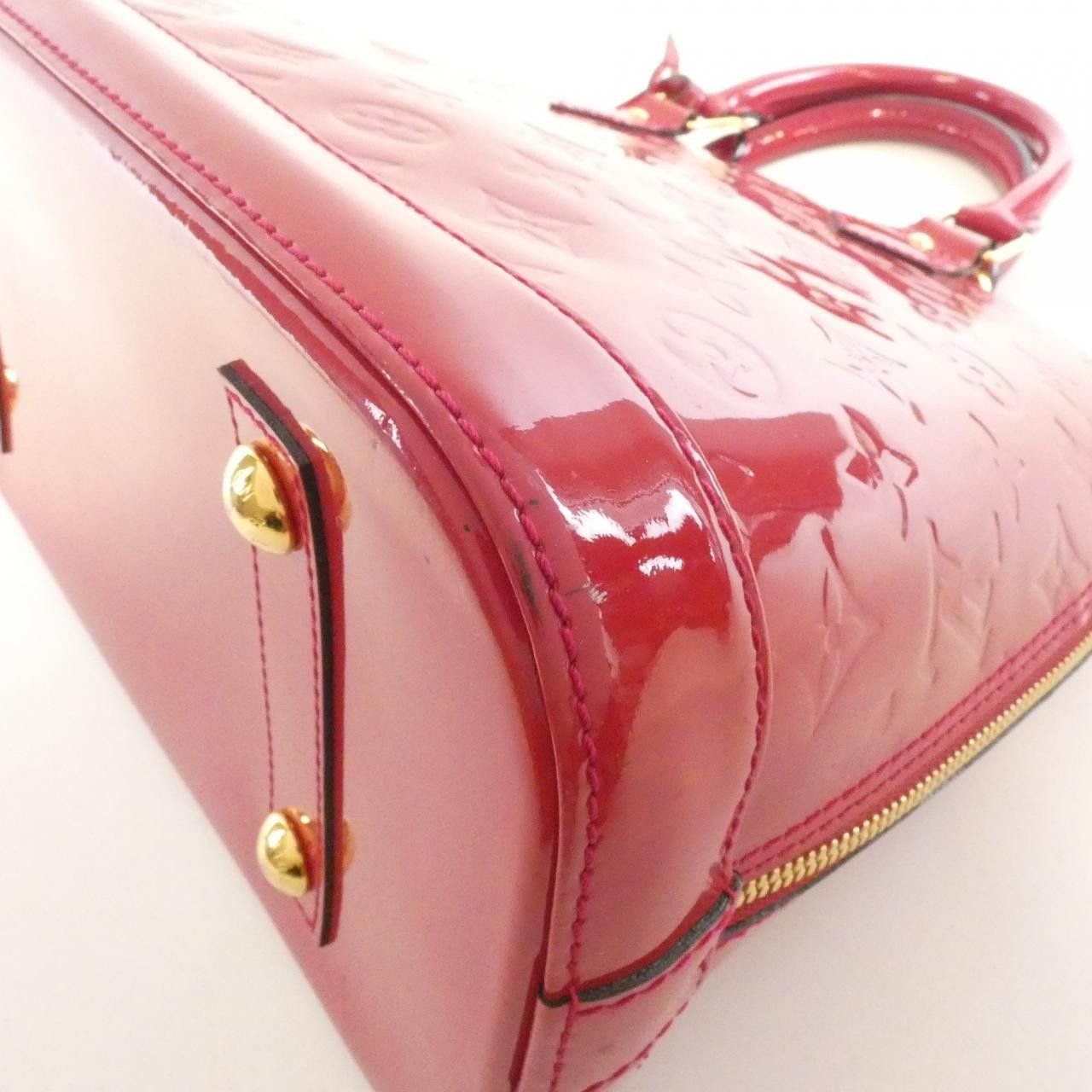 Louis Vuitton Louis Vuitton Louis Vuitton Alma Vernis Handbag Plastic / Synthetic Handbag M91770 DUTY FREE for USA Size ONE SIZE - 2 Thumbnail
