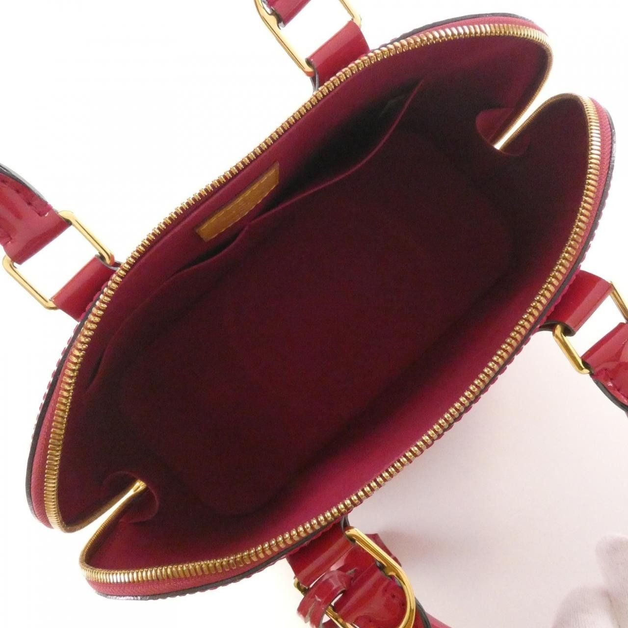 Louis Vuitton Louis Vuitton Louis Vuitton Alma Vernis Handbag Plastic / Synthetic Handbag M91770 DUTY FREE for USA Size ONE SIZE - 8 Thumbnail