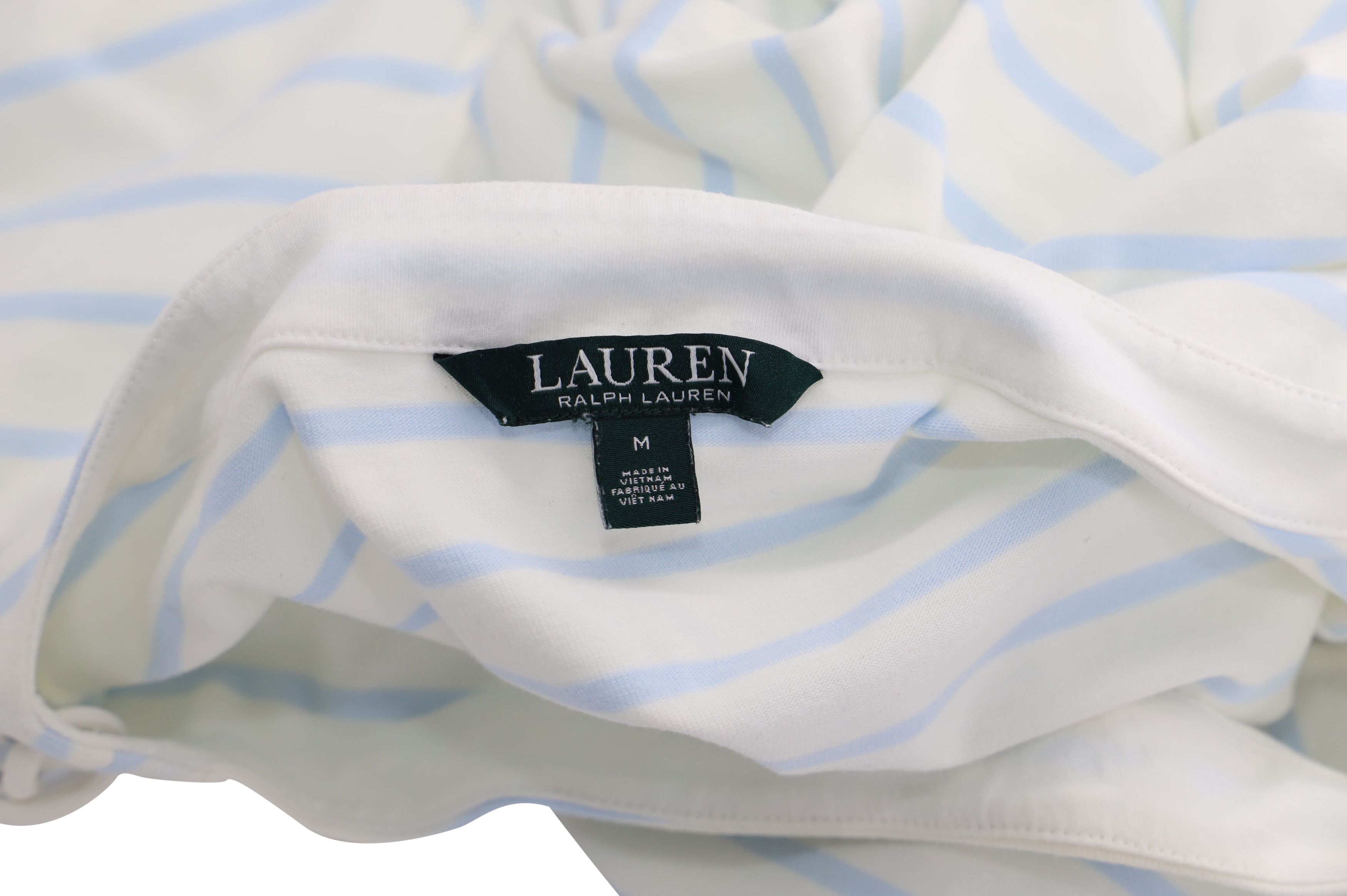 Lauren Ralph Lauren Lauren Ralph Lauren Striped Dress with Lace-Up Sleeves in Mu Size XS / US 0-2 / IT 36-38 - 3 Thumbnail