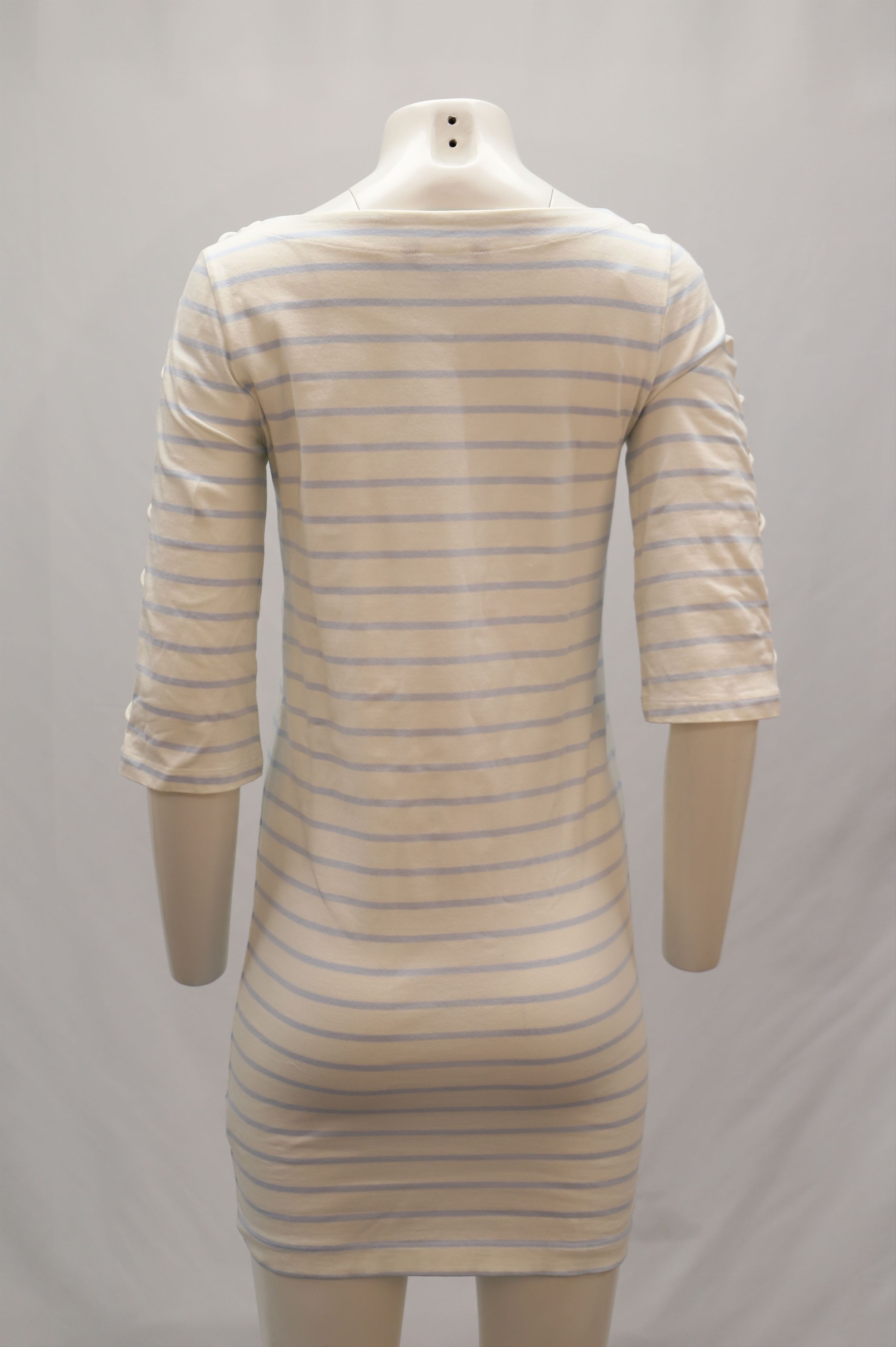 Lauren Ralph Lauren Lauren Ralph Lauren Striped Dress with Lace-Up Sleeves in Mu Size XS / US 0-2 / IT 36-38 - 5 Thumbnail
