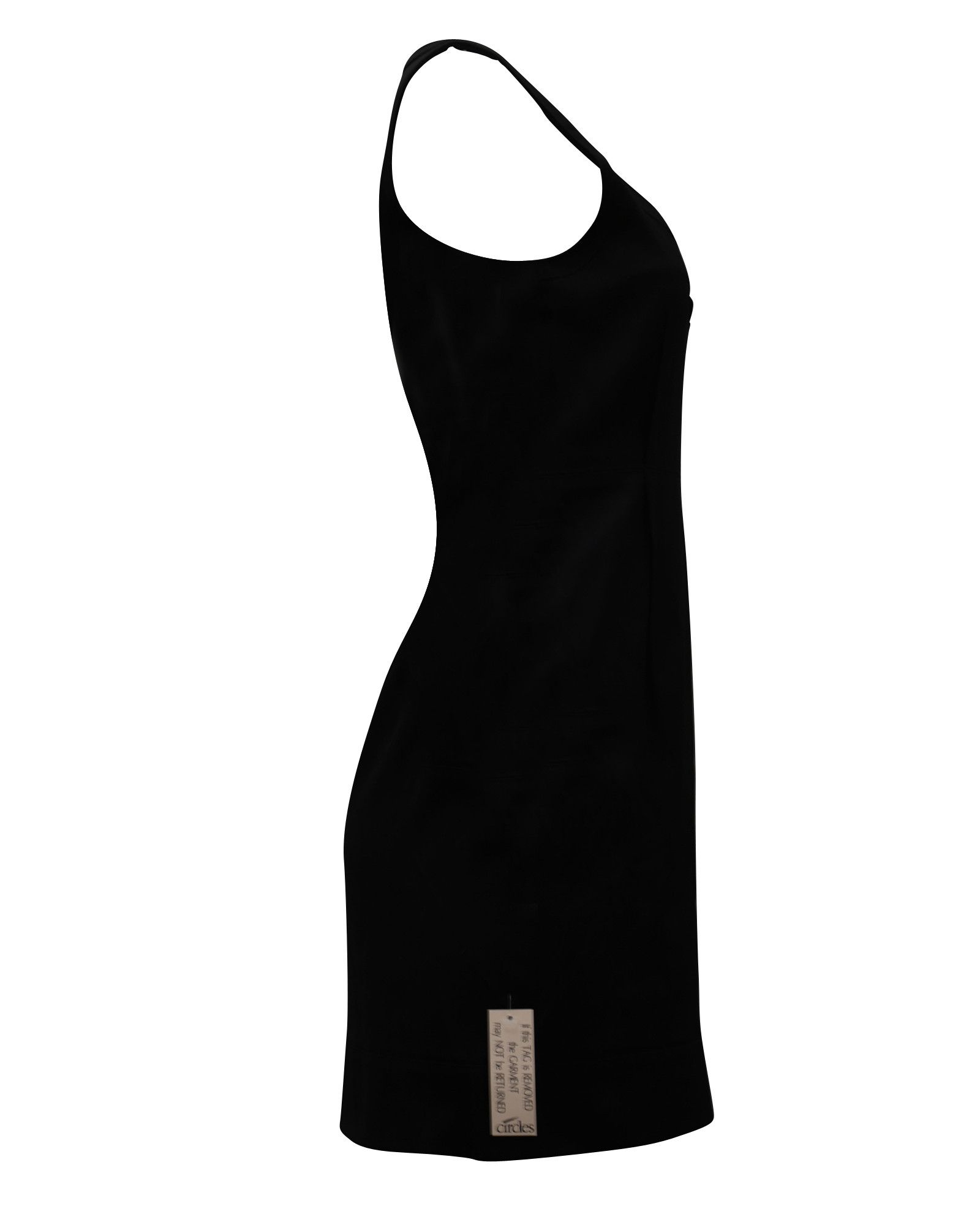Theory Theory Scoop Neckline Fitted Dress in Black Wool Size XS / US 0-2 / IT 36-38 - 3 Thumbnail
