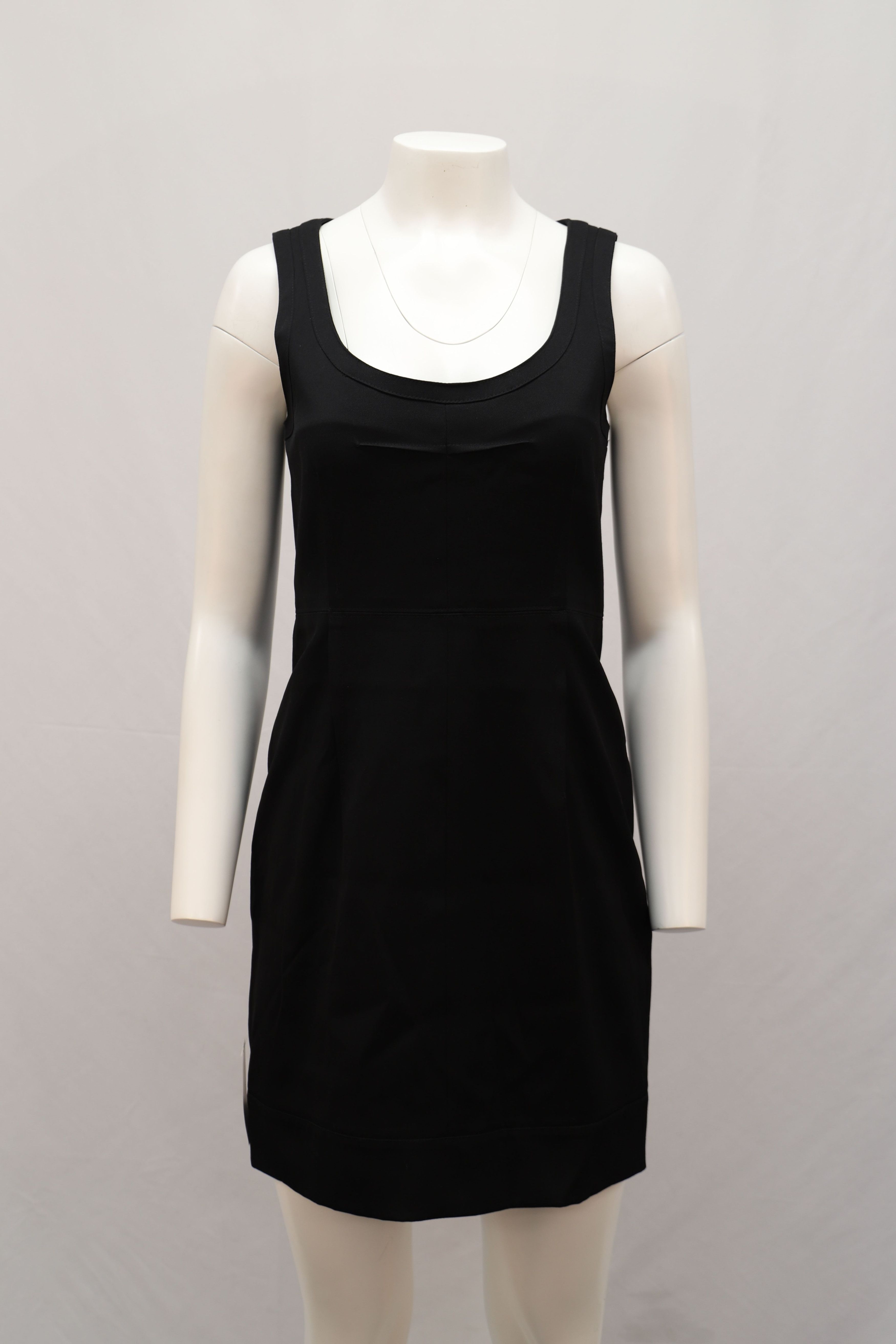 Theory Theory Scoop Neckline Fitted Dress in Black Wool Size XS / US 0-2 / IT 36-38 - 9 Thumbnail