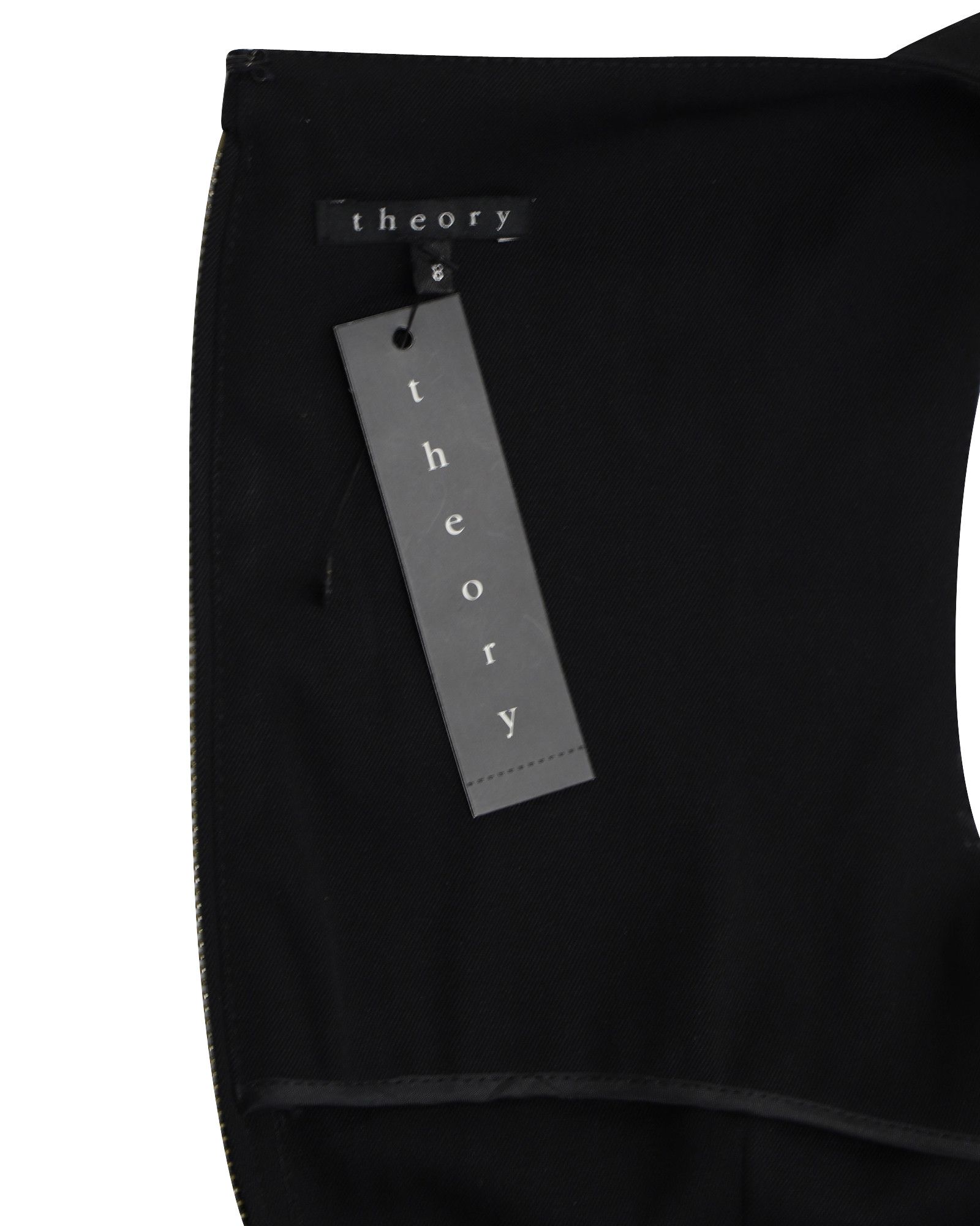 Theory Theory Scoop Neckline Fitted Dress in Black Wool Size XS / US 0-2 / IT 36-38 - 5 Thumbnail
