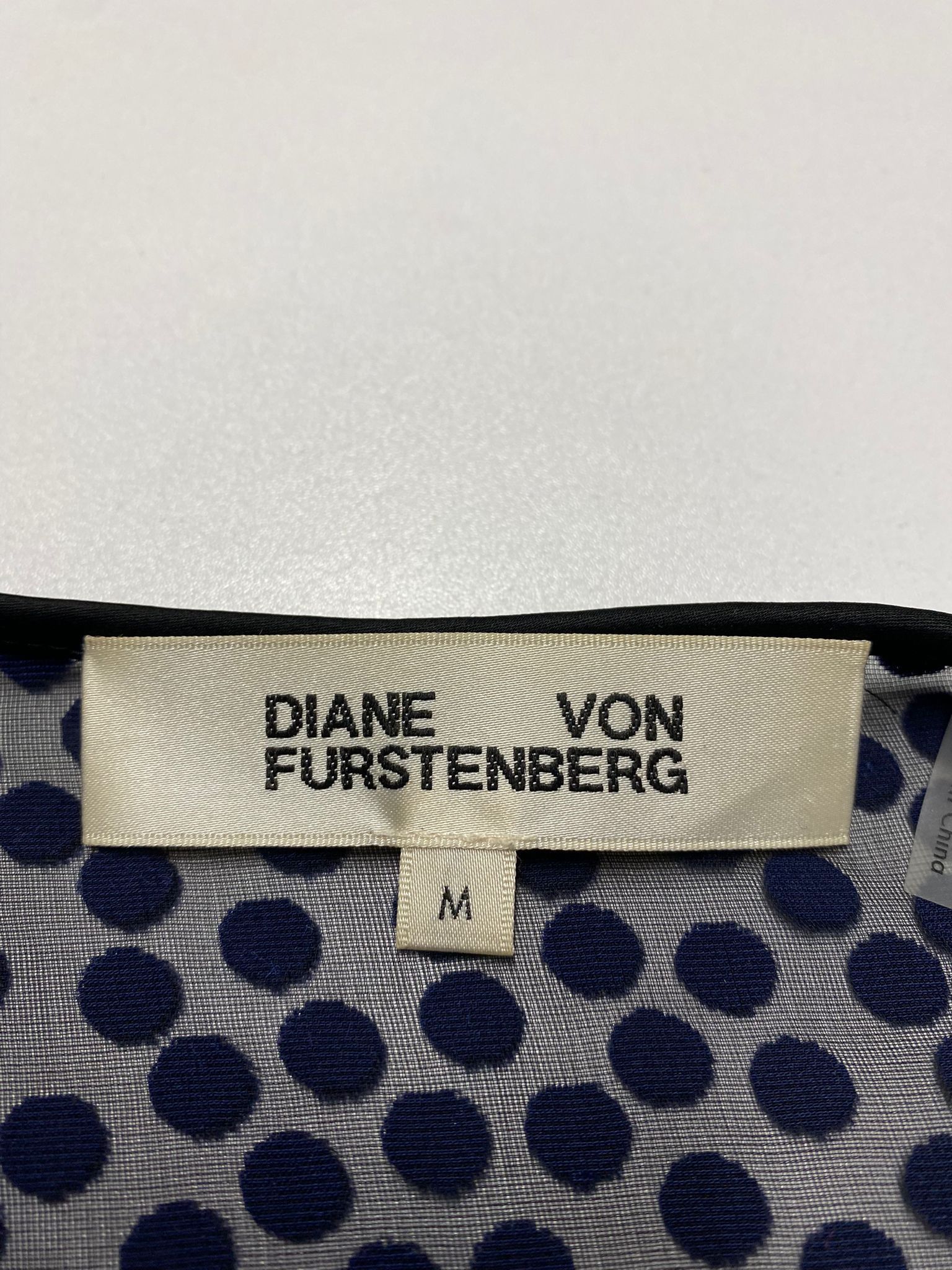 Diane von Furstenberg Diane Von Furstenberg Semi Sheer Blouse in Black Viscose Size XS / US 0-2 / IT 36-38 - 8 Thumbnail
