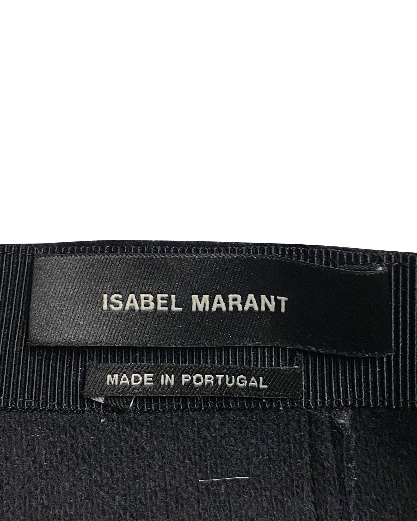 Isabel Marant Isabel Marant Frye Ruffled Mini Skirt in Grey Virgin Wool Size 25" / US 0 / IT 36 - 6 Thumbnail