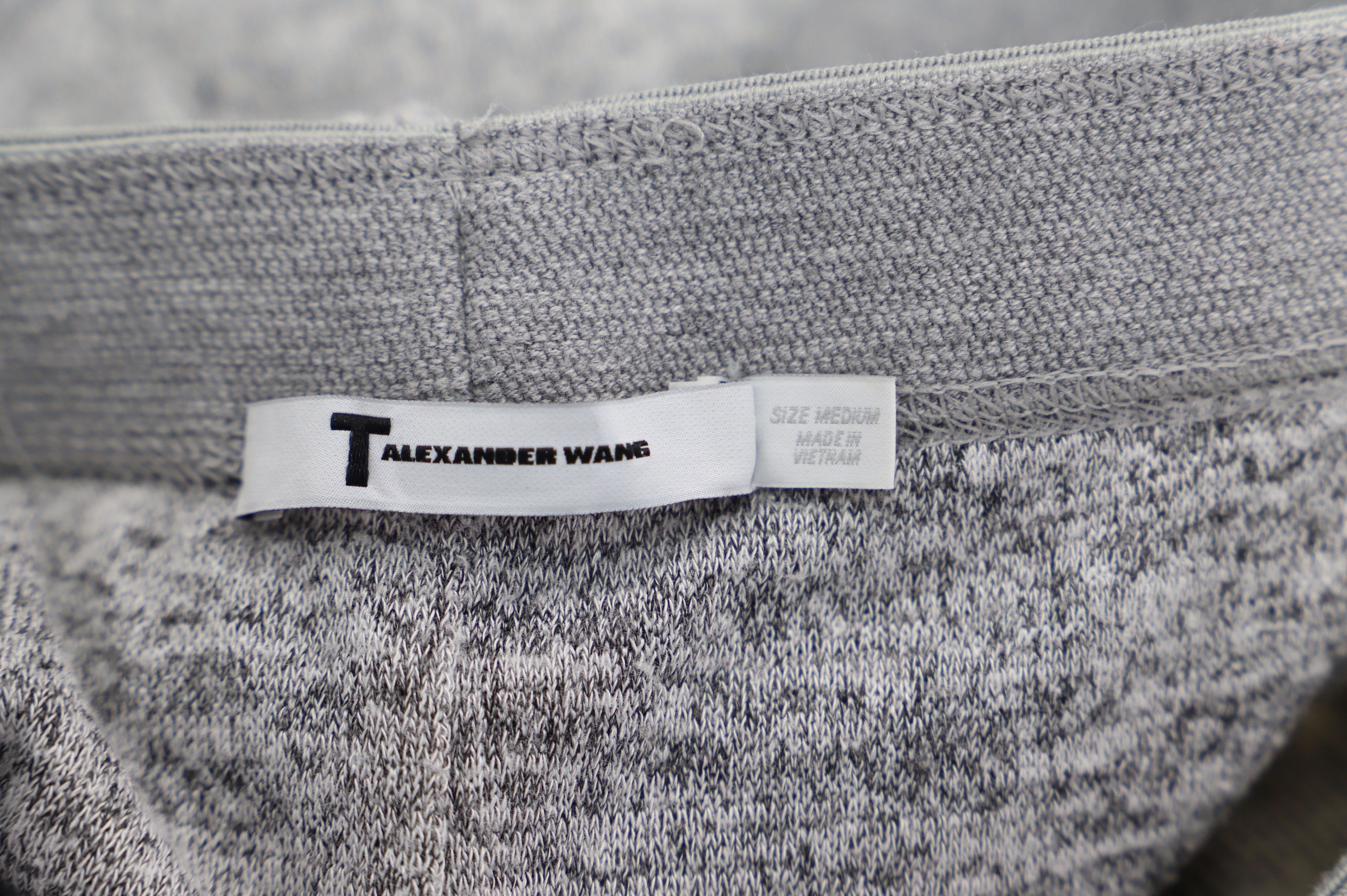Alexander Wang T by Alexander Wang Stretch Skirt in Grey Rayon Size 25" / US 0 / IT 36 - 6 Thumbnail