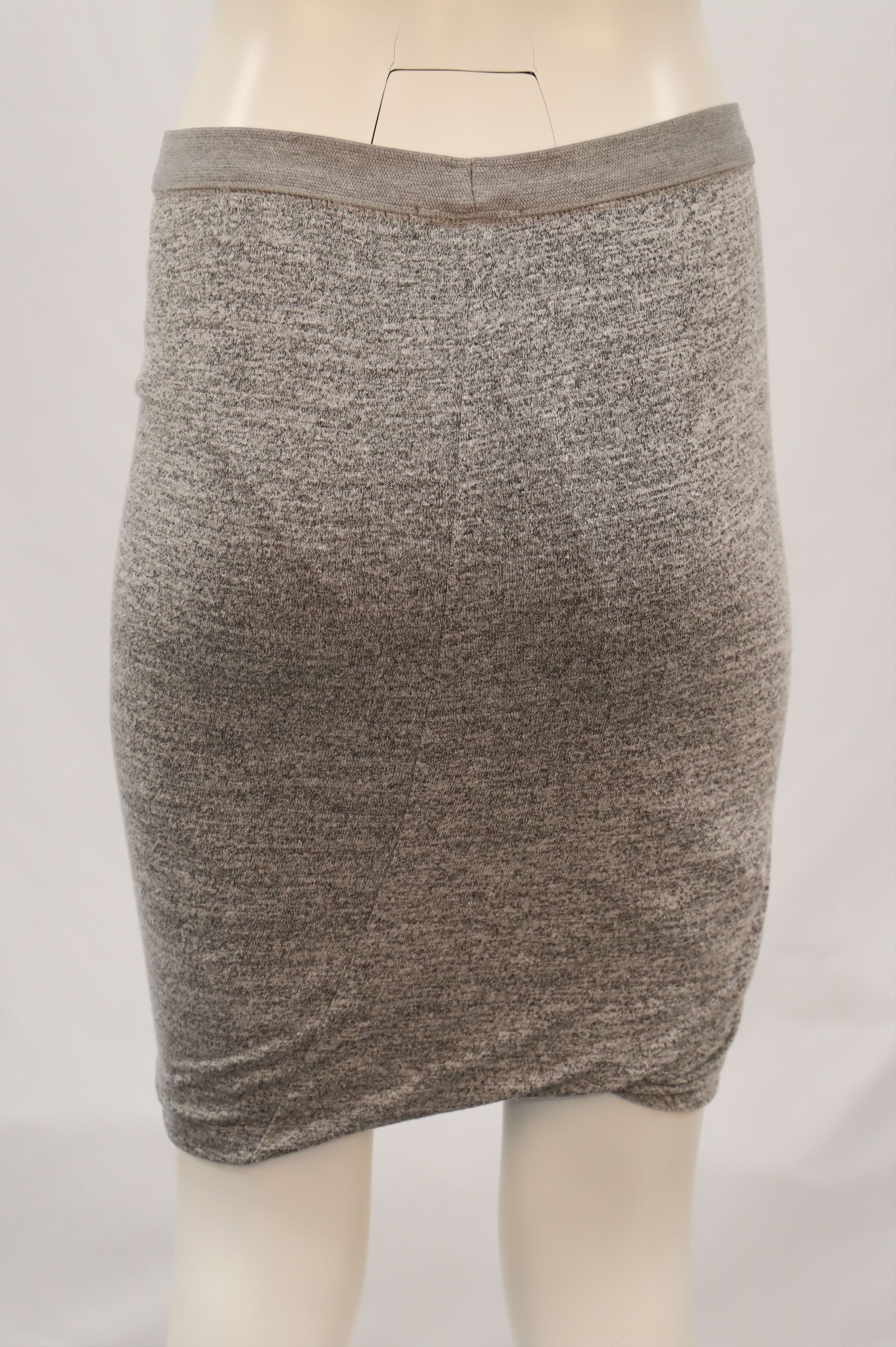 Alexander Wang T by Alexander Wang Stretch Skirt in Grey Rayon Size 25" / US 0 / IT 36 - 5 Thumbnail