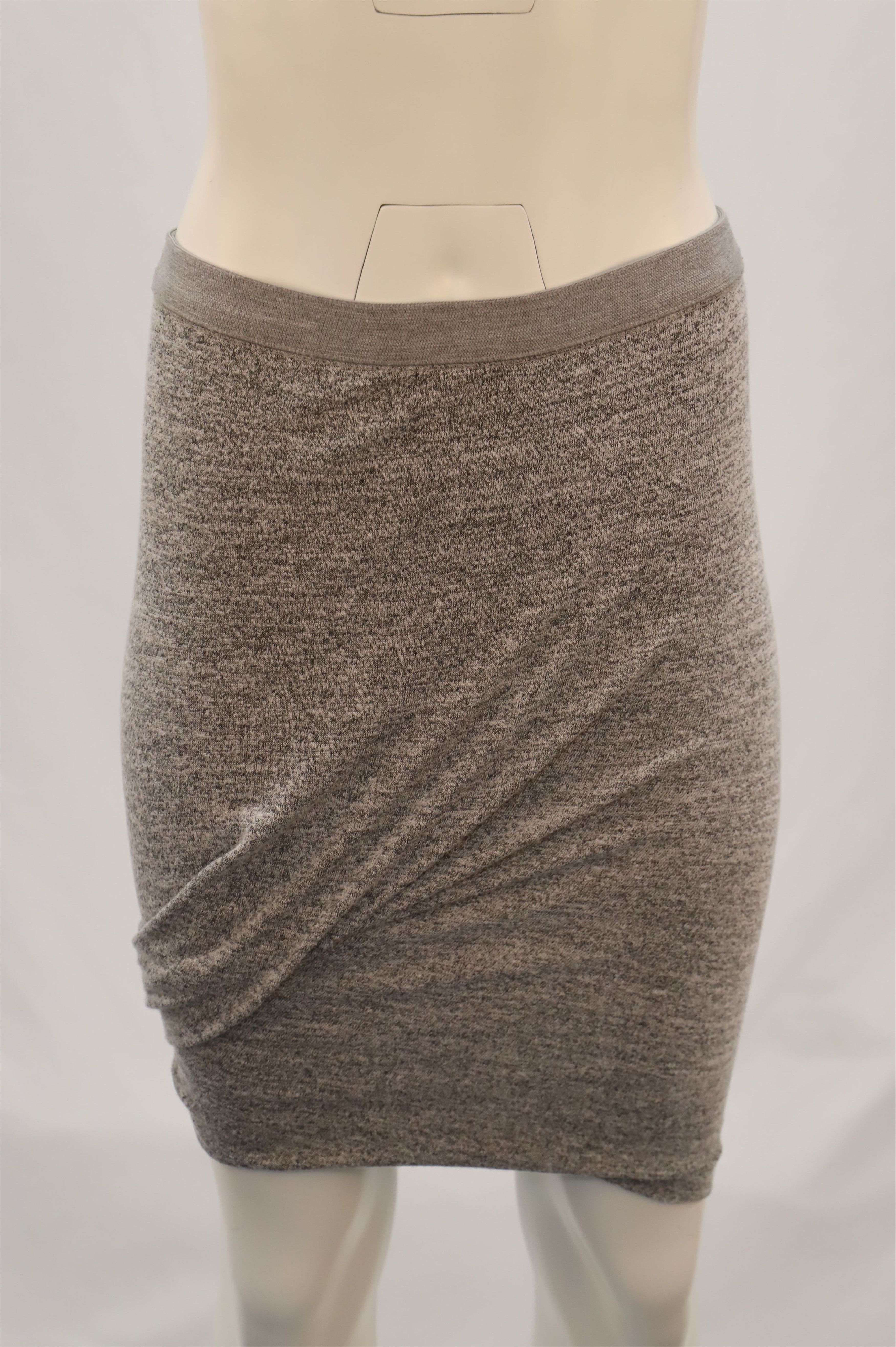 Alexander Wang T by Alexander Wang Stretch Skirt in Grey Rayon Size 25" / US 0 / IT 36 - 4 Thumbnail