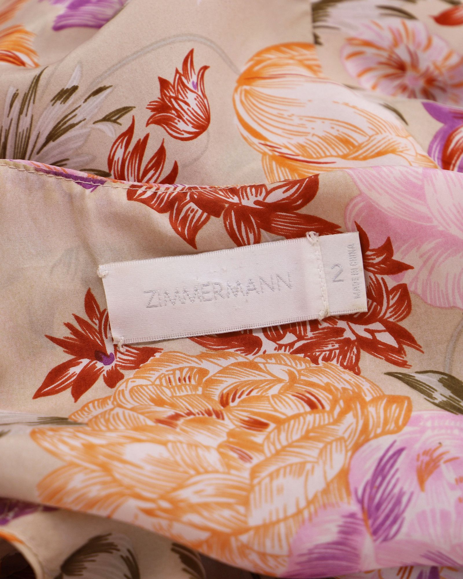Zimmermann Zimmermann Wrap Dress in Floral Silk Size XS / US 0-2 / IT 36-38 - 4 Thumbnail