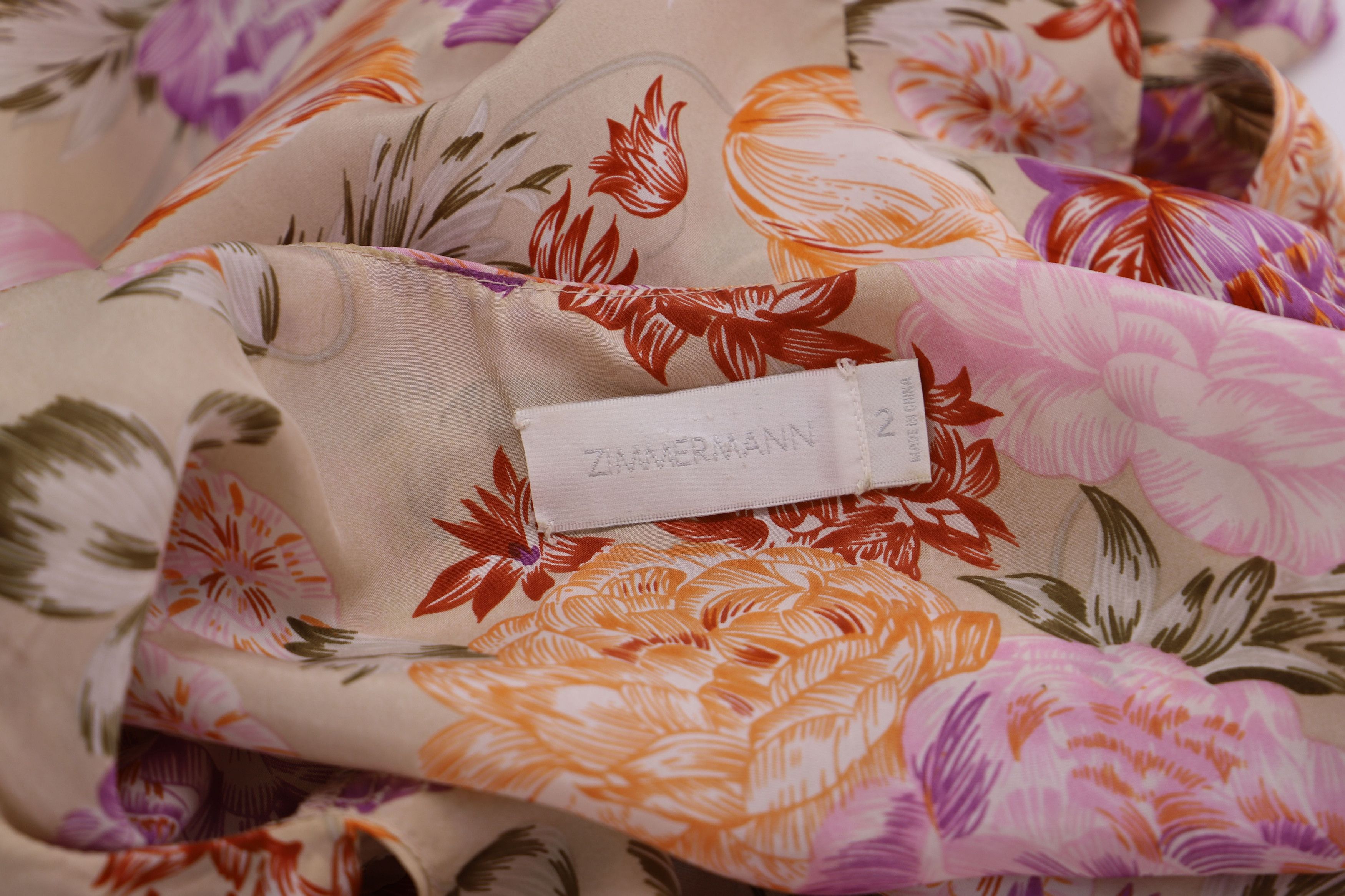 Zimmermann Zimmermann Wrap Dress in Floral Silk Size XS / US 0-2 / IT 36-38 - 9 Thumbnail