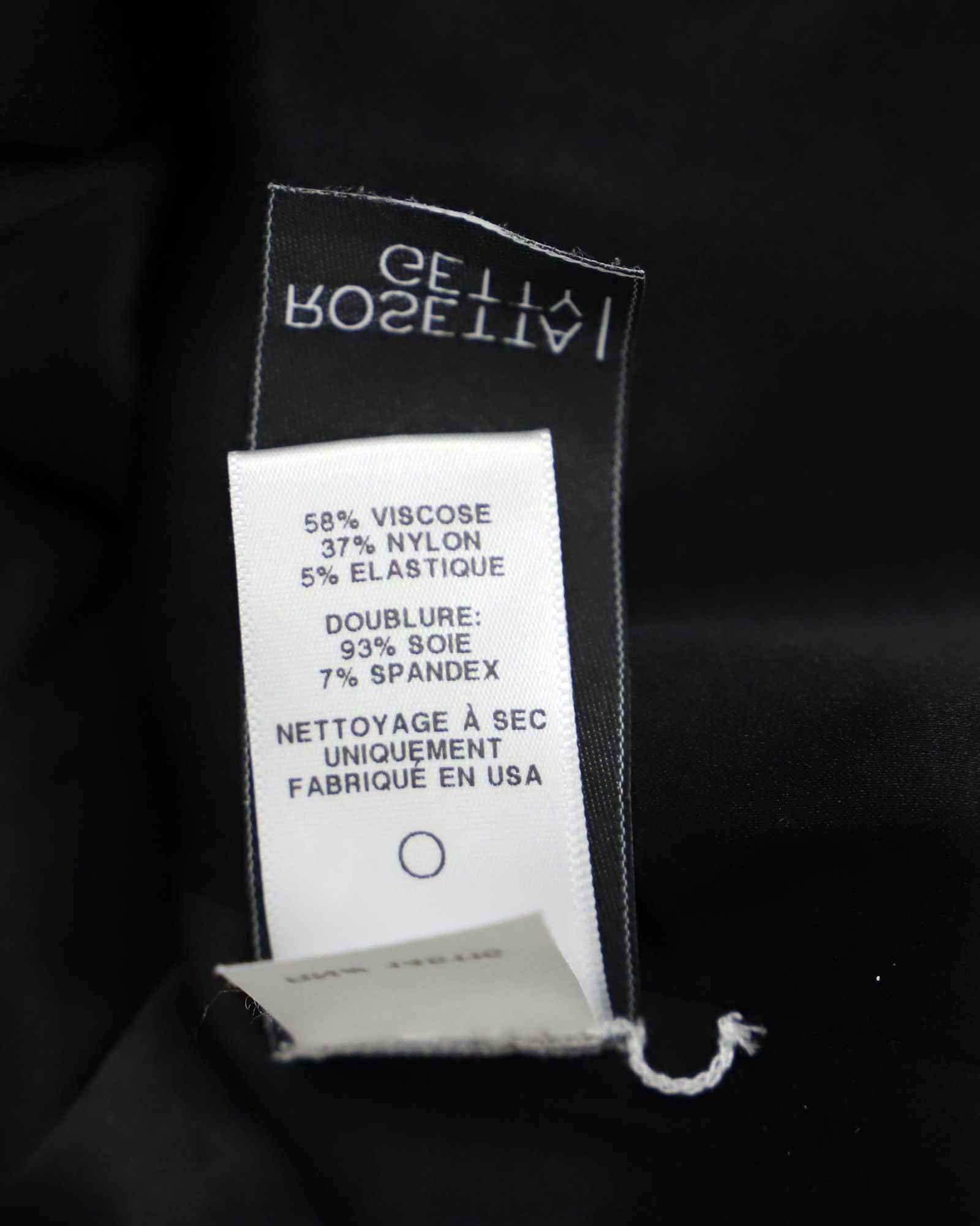 Rosetta Getty Rosetta Getty Square Neck A-line Mini Dress in Black Viscose Size XS / US 0-2 / IT 36-38 - 5 Thumbnail