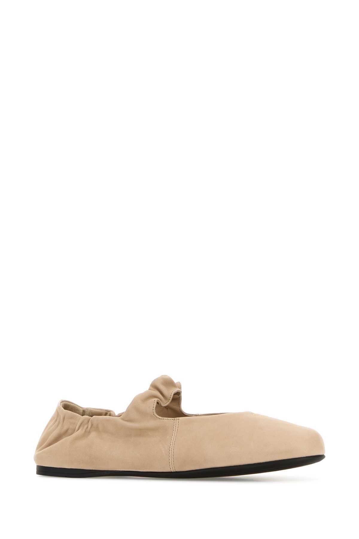 Miu Miu Sand Nappa Leather Ballerinas Size US 11 / IT 41 - 2 Thumbnail