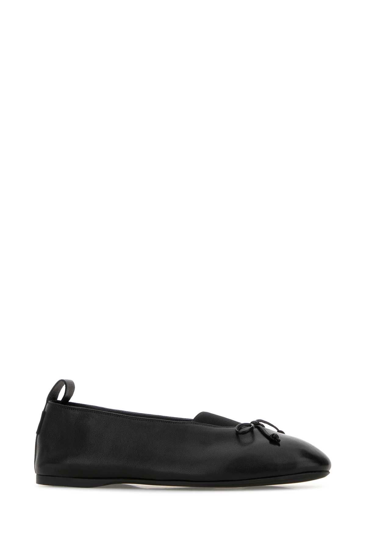 Miu Miu Black Nappa Ballerinas Size US 6 / IT 36 - 2 Thumbnail