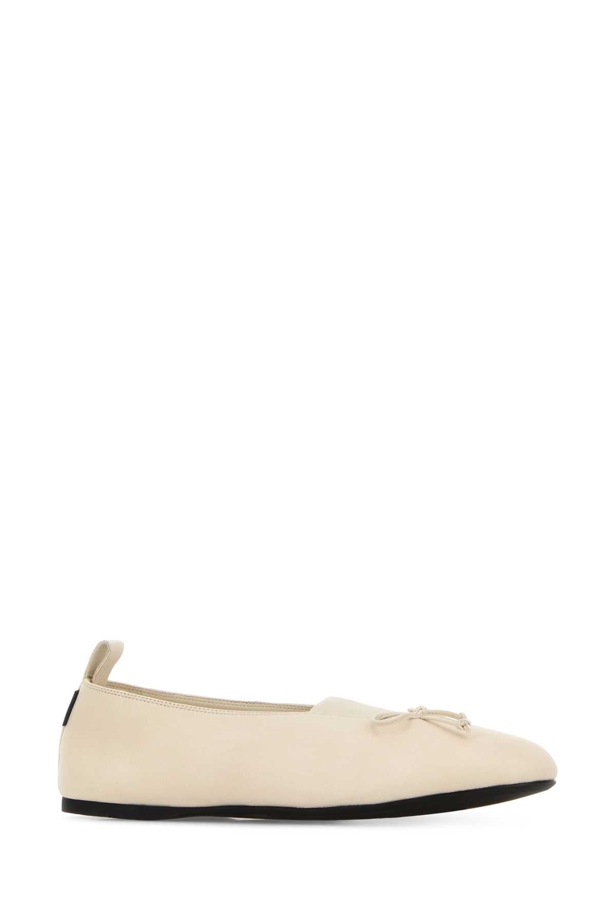 Miu Miu Ivory Nappa Ballerinas Size US 8 / IT 38 - 2 Thumbnail