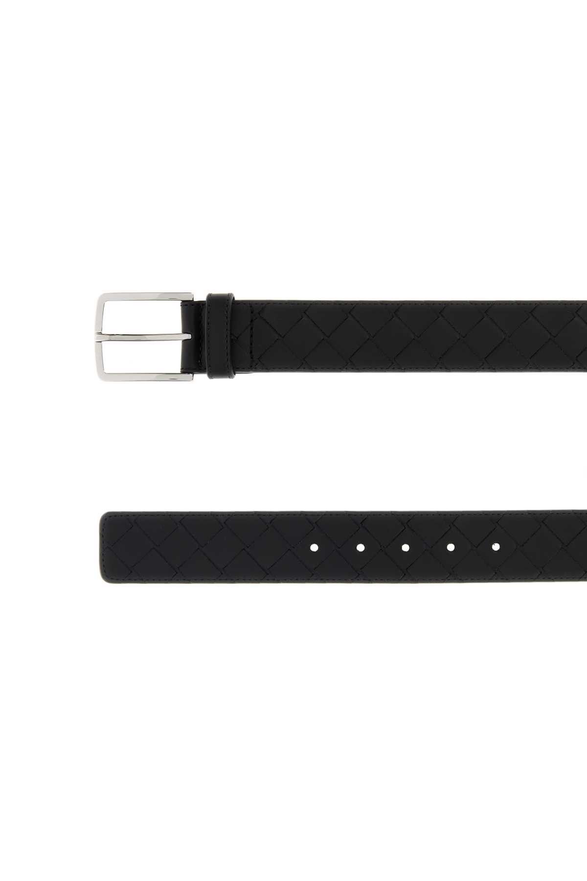 Bottega Veneta Black Leather Belt Size ONE SIZE - 2 Thumbnail