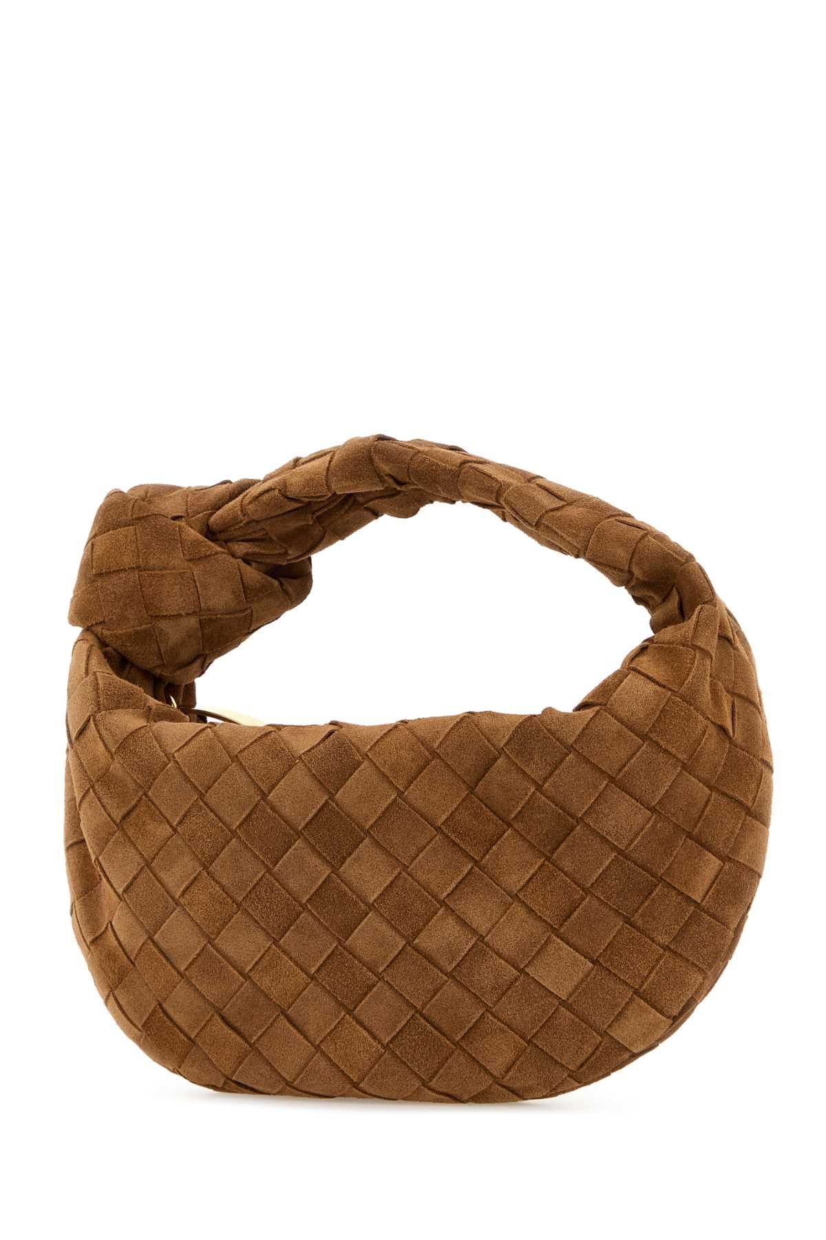 Bottega Veneta Camel Suede Mini Jodie Handbag Size ONE SIZE - 2 Thumbnail