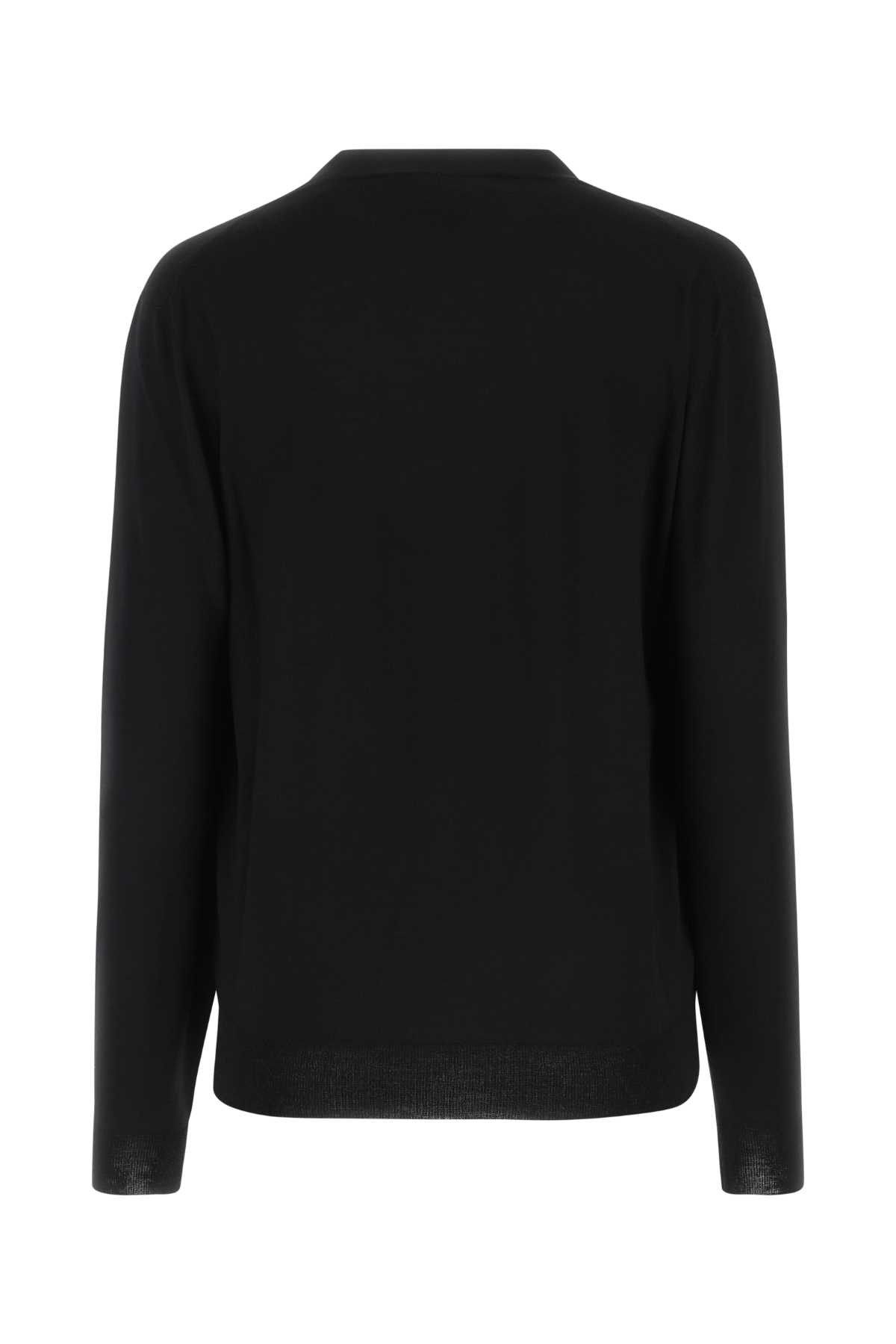 Gucci Black Stretch Wool Blend Cardigan Size S / US 4 / IT 40 - 2 Thumbnail