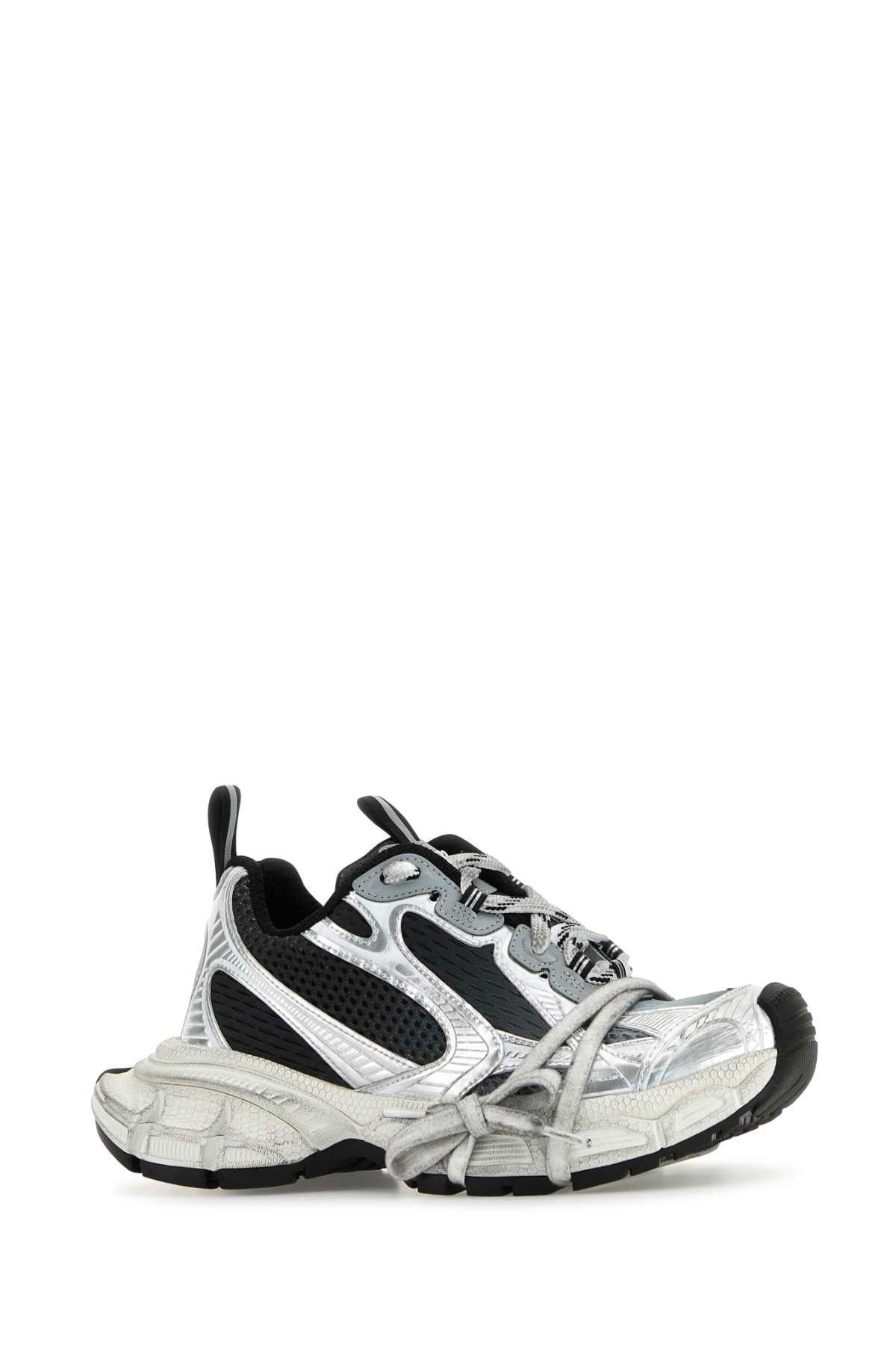 Balenciaga Multicolor Mesh And Rubber 3Xl Gradient Sneakers Size US 6 / IT 36 - 2 Thumbnail