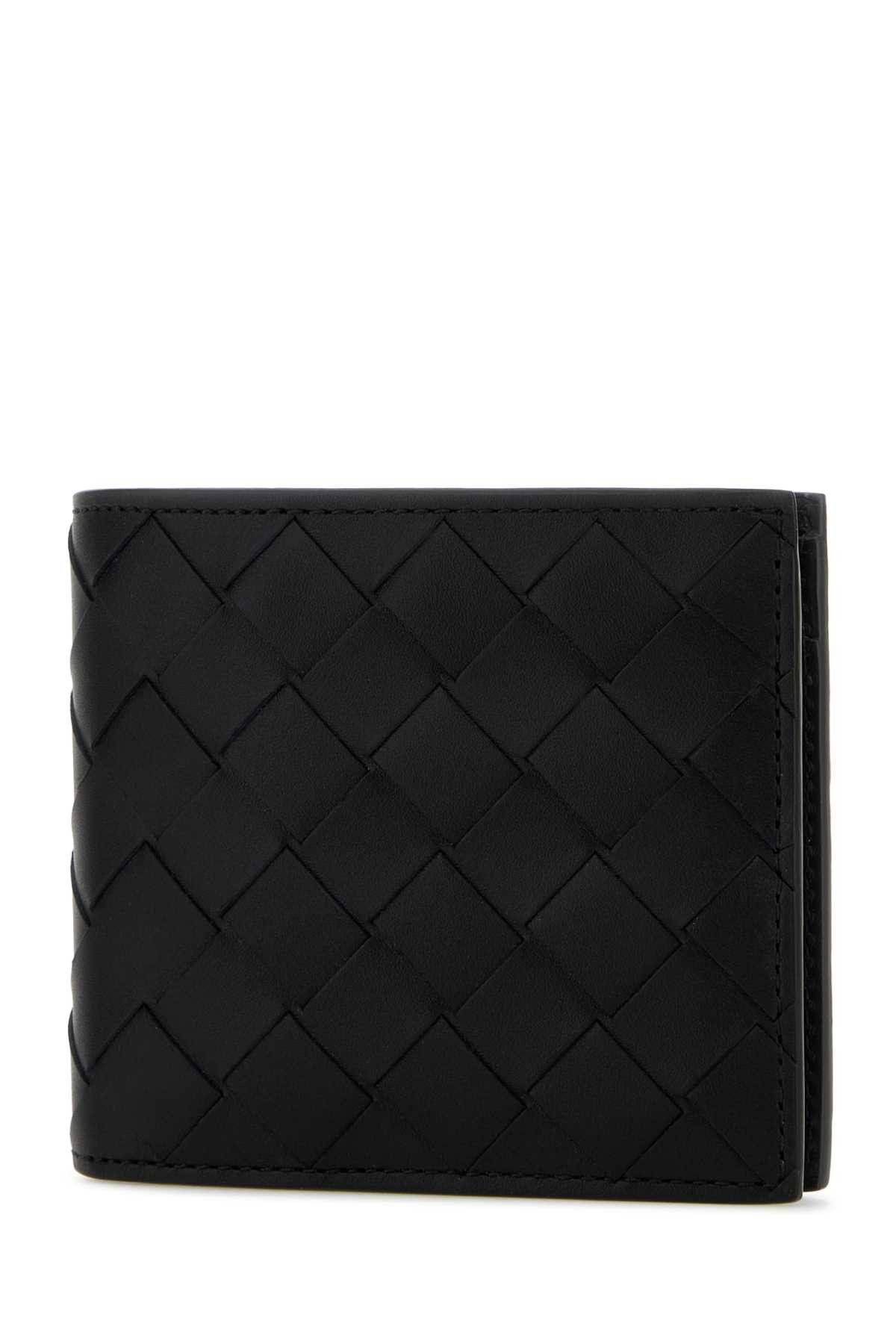 Bottega Veneta Black Leather Intrecciato Wallet Size ONE SIZE - 2 Thumbnail