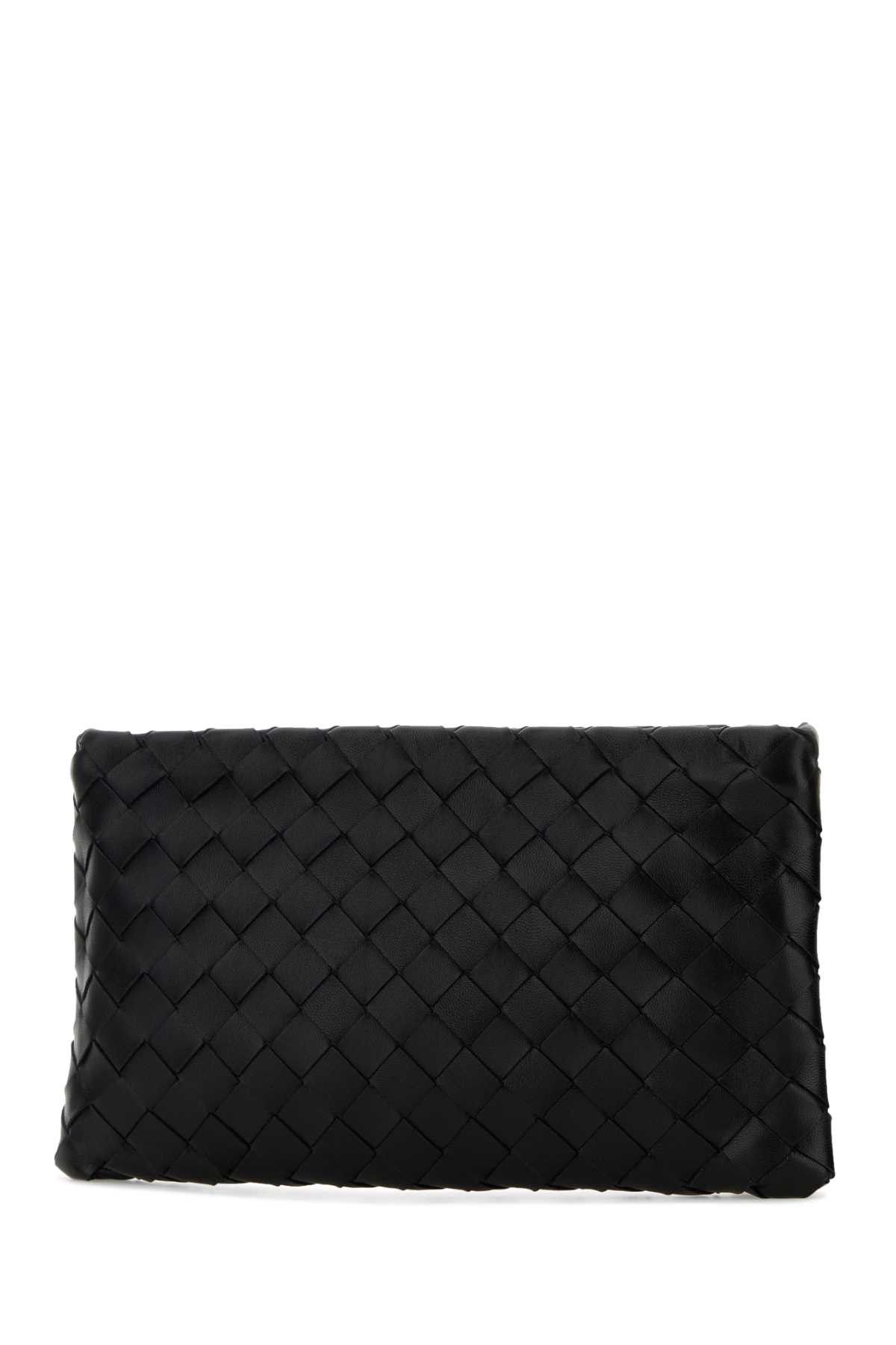 Bottega Veneta Black Leather Small Clutch Size ONE SIZE - 2 Thumbnail