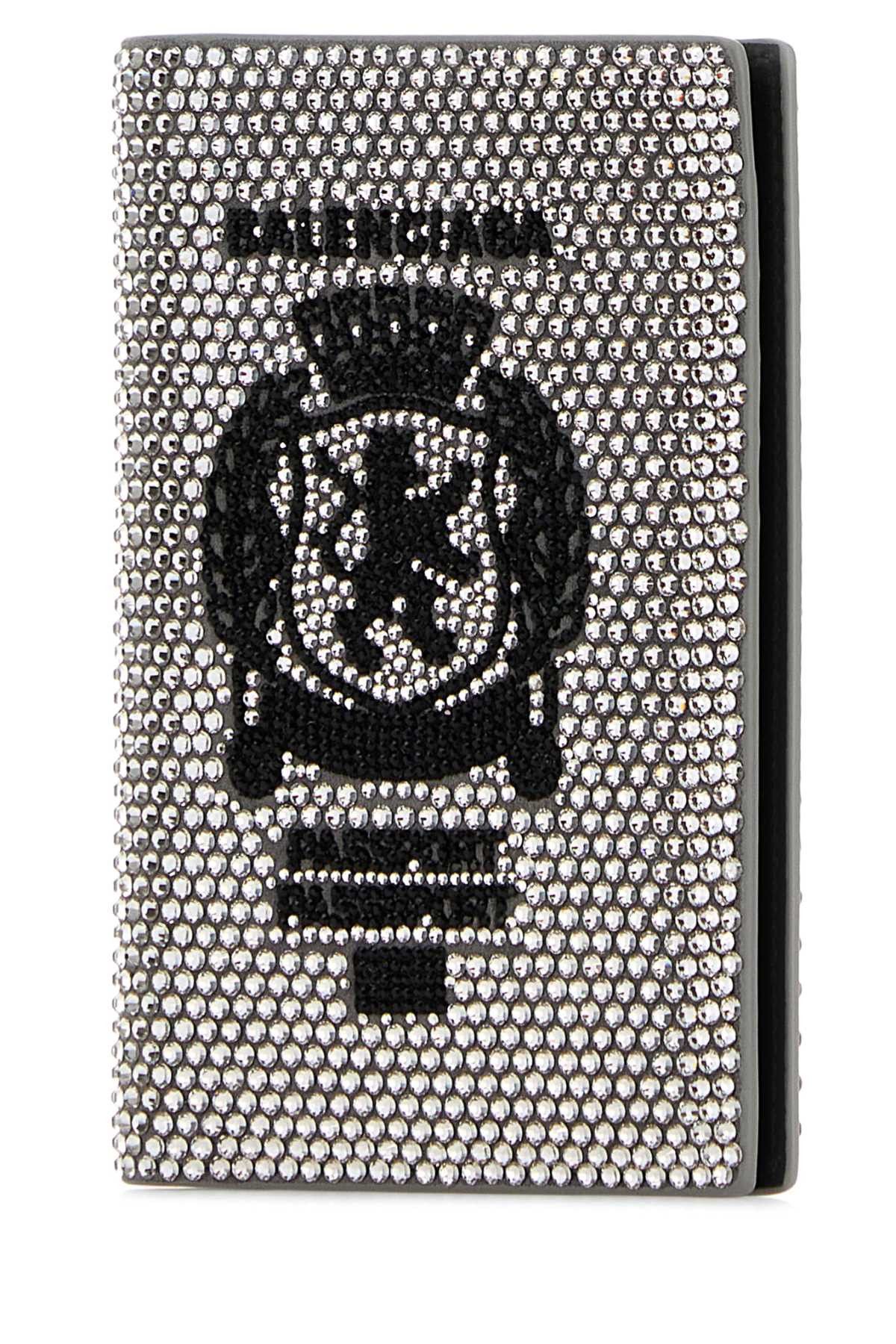 Balenciaga Embellished Leather Passport Holder Size ONE SIZE - 2 Thumbnail
