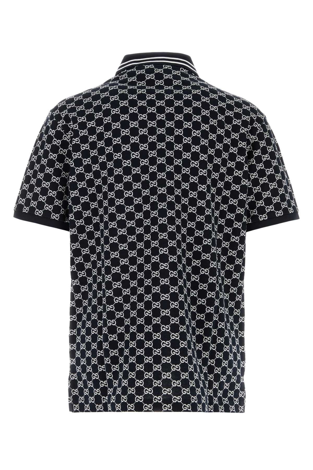 Gucci Embroidered Piquet Polo Shirt Size US L / EU 52-54 / 3 - 2 Thumbnail