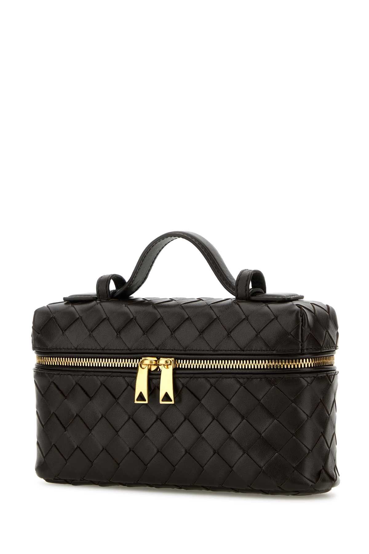 Bottega Veneta Dark Brown Leather Bang Bang Handbag Size ONE SIZE - 2 Thumbnail