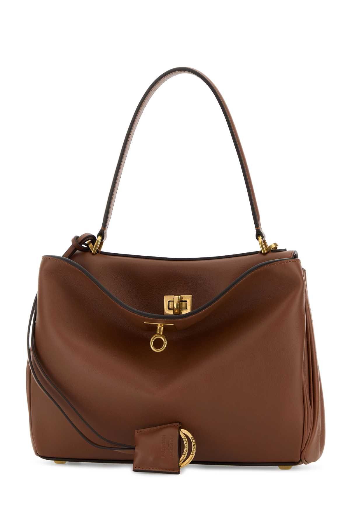 Balenciaga Carmel Leather Small Rodeo Handbag Size ONE SIZE - 2 Thumbnail