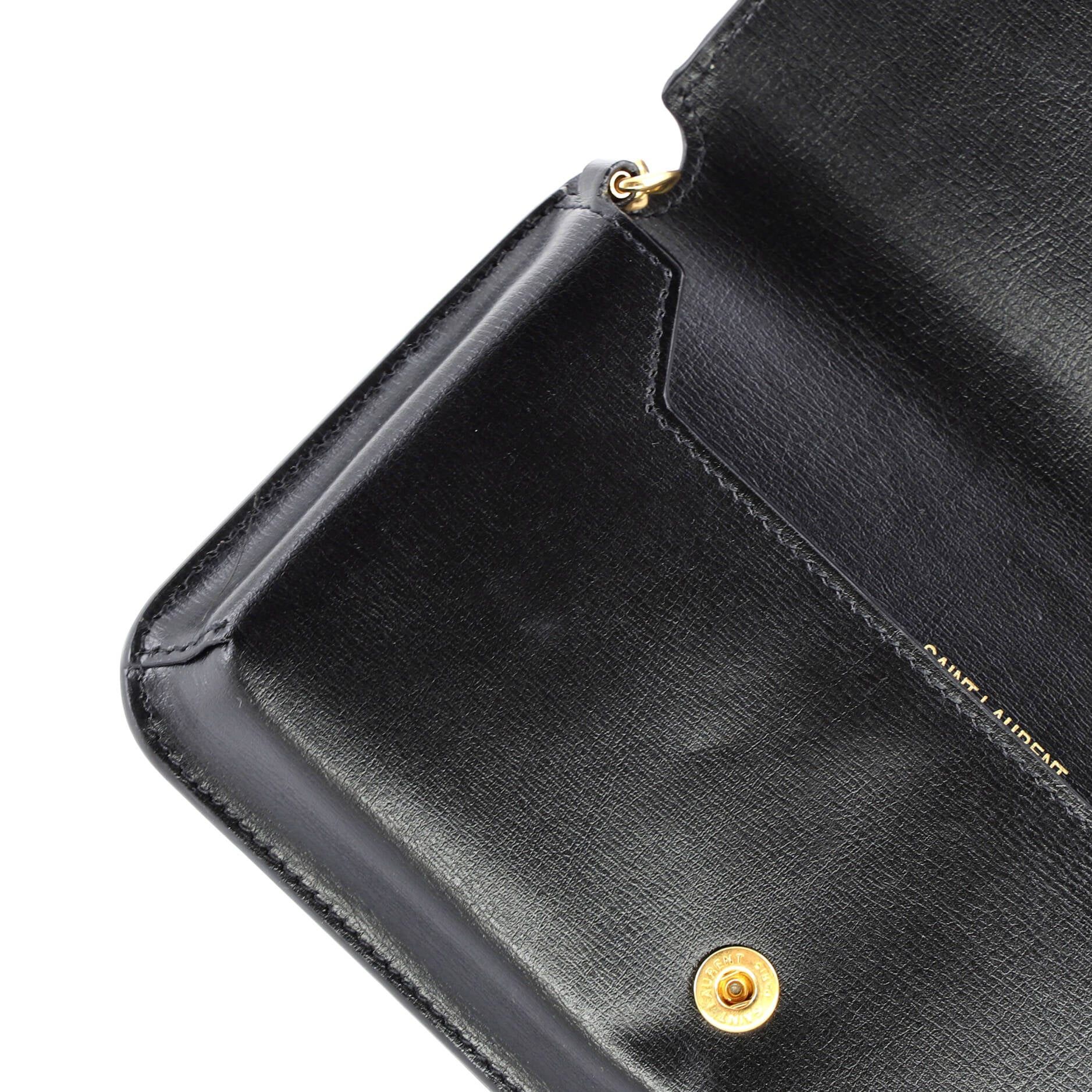 Saint Laurent Paris Classic Monogram Phone Holder Shoulder Bag Size ONE SIZE - 6 Thumbnail