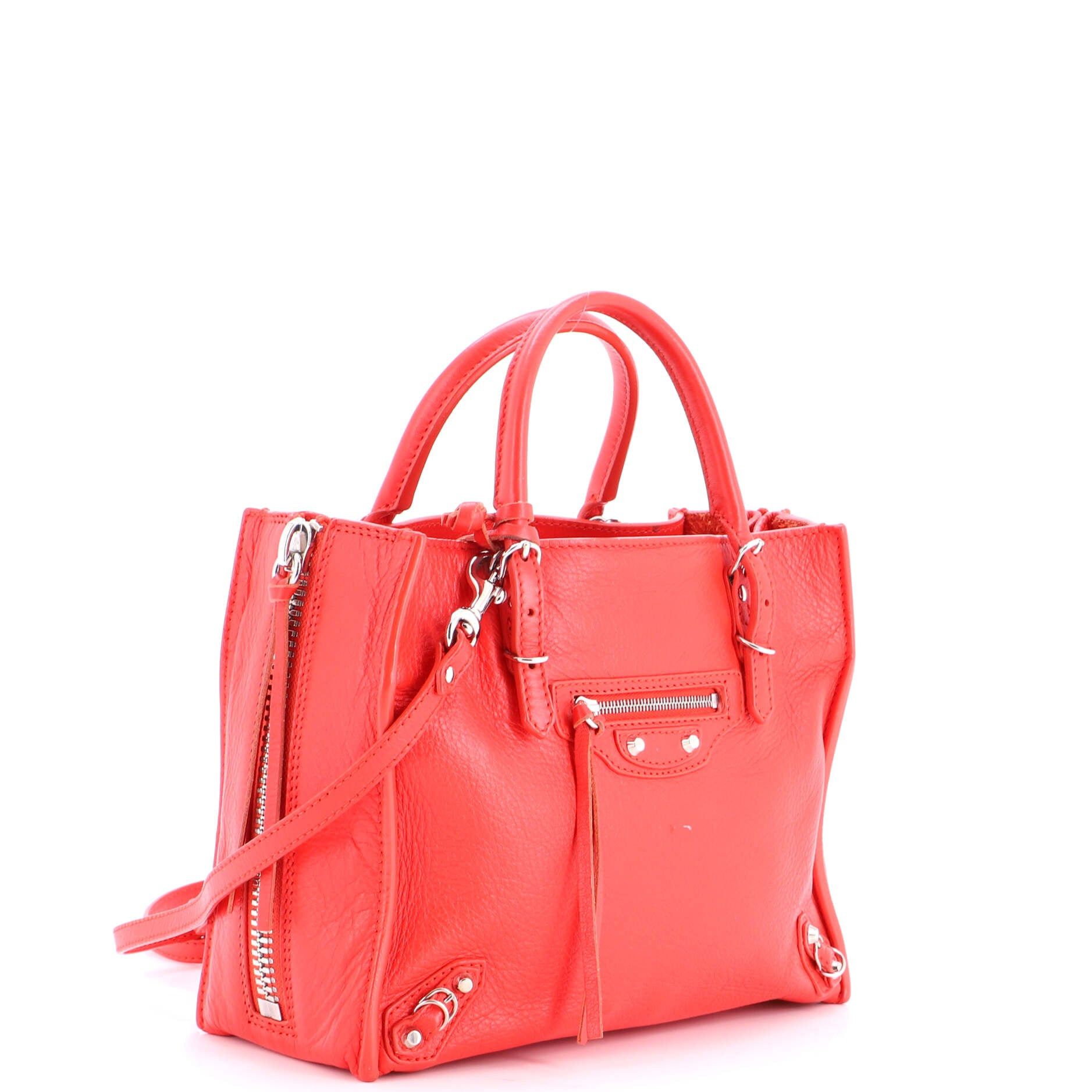 Balenciaga Papier A4 Zip Around Classic Studs Bag Size ONE SIZE - 3 Thumbnail