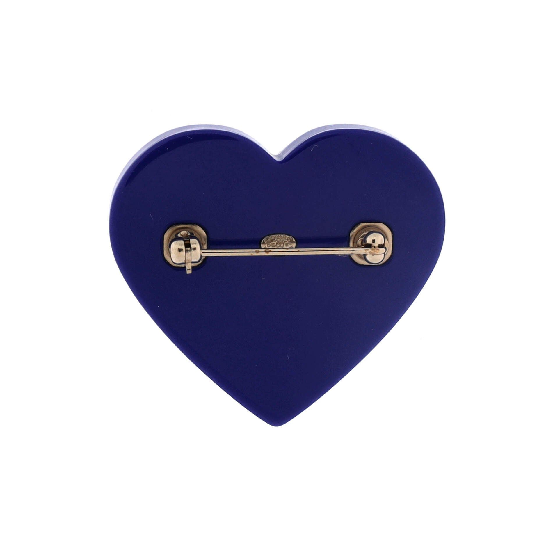 Chanel CC Heart Brooch Size ONE SIZE - 2 Thumbnail